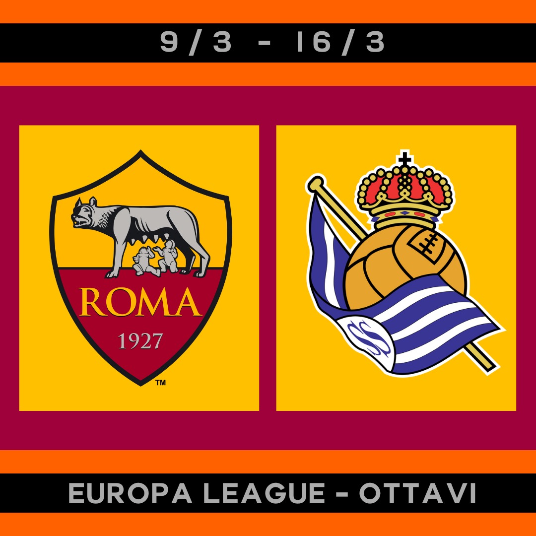 Roma-Real Sociedad, ottavi di finale di Europa League
