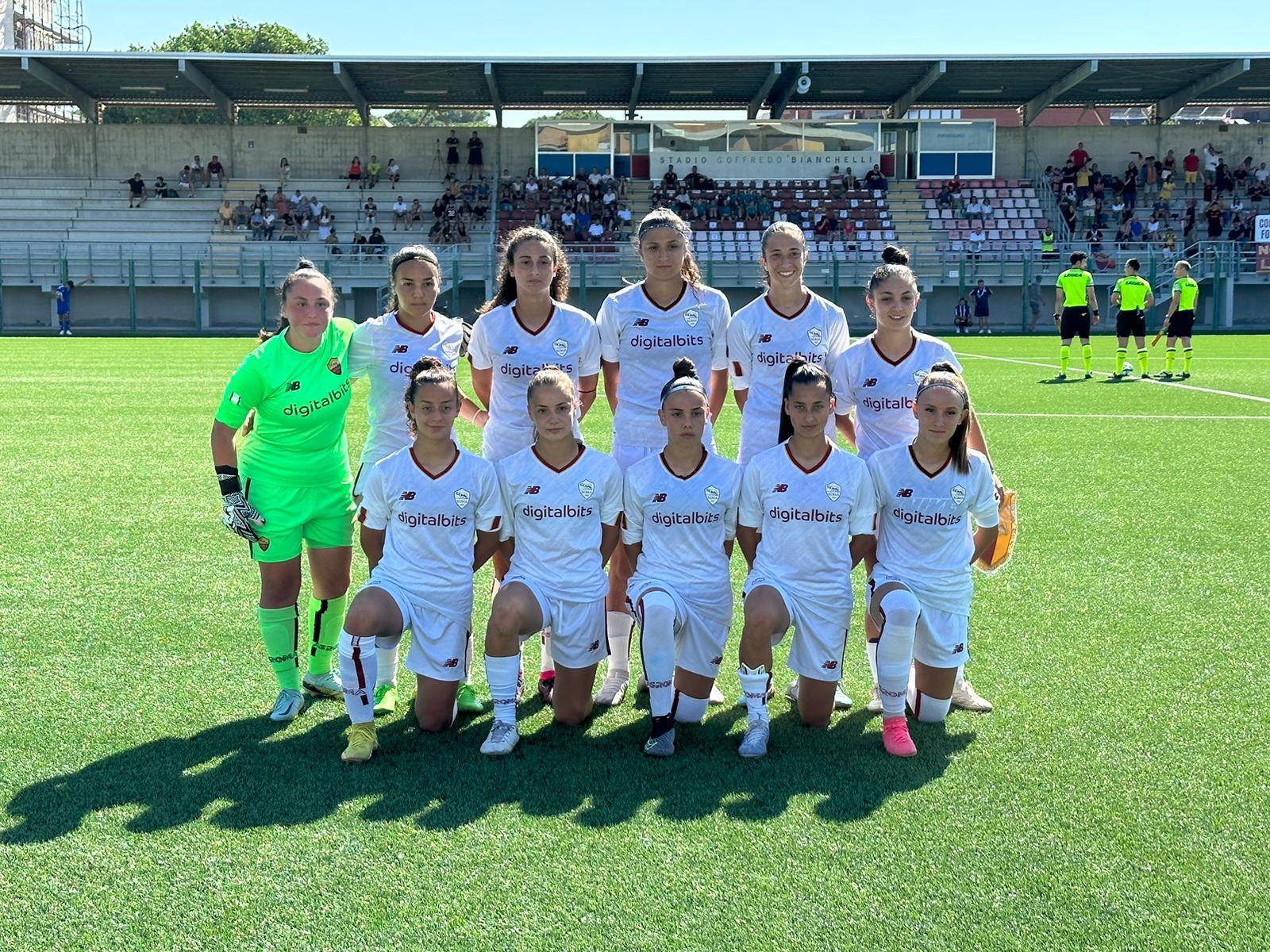 Le giocatrici della Roma Femminile Under 17