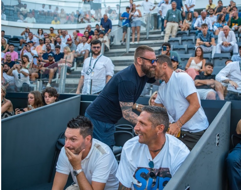 De Rossi e Totti al Foro Italico