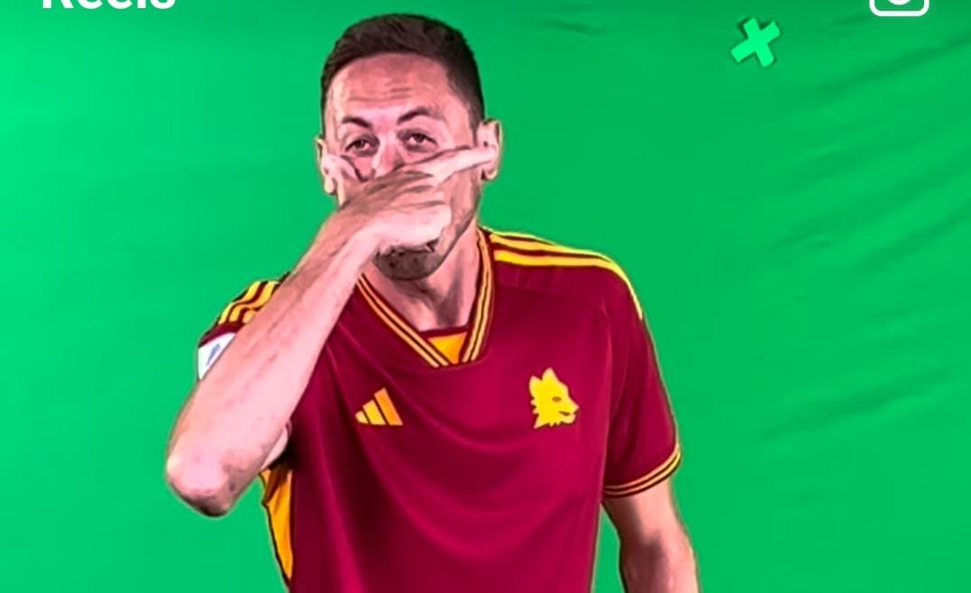 Matic imita l'esultanza di Dybala