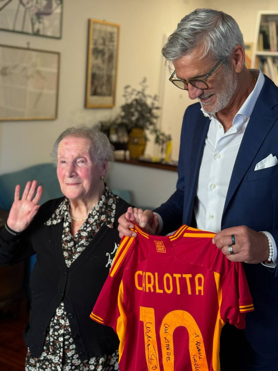 Nonna Carlotta con Ubaldo Righetti