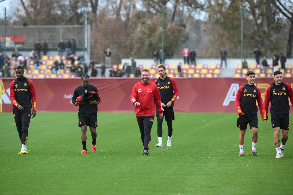 De Rossi e i calciatori giallorossi