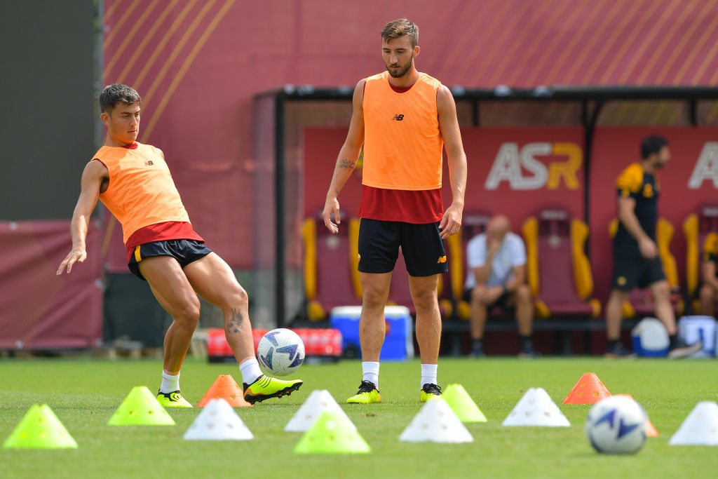 Cristante e Dybala in allenamento