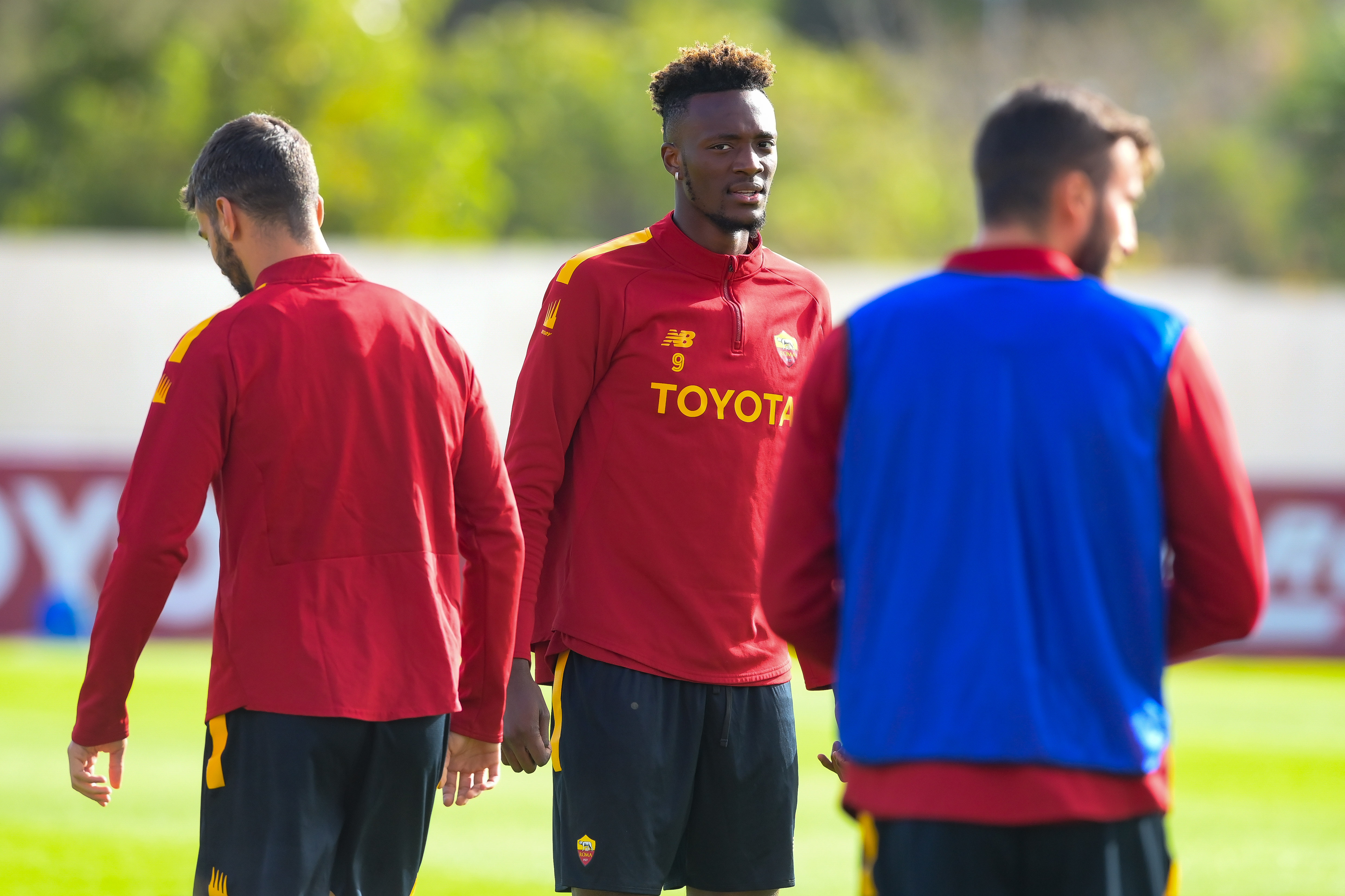 Il numero 9 Tammy Abraham (As Roma via Getty Images)