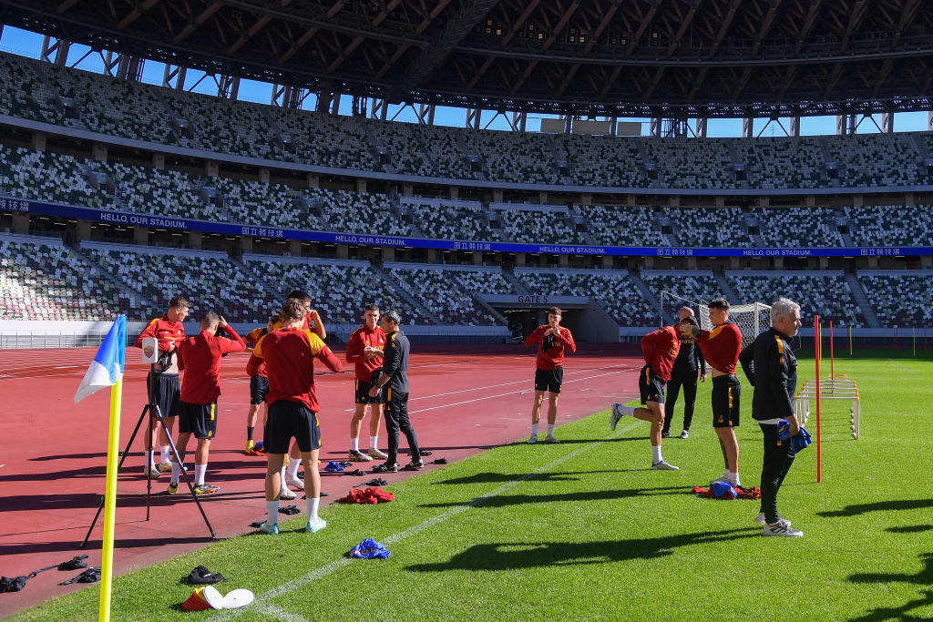 La squadra (As Roma via Getty Images)