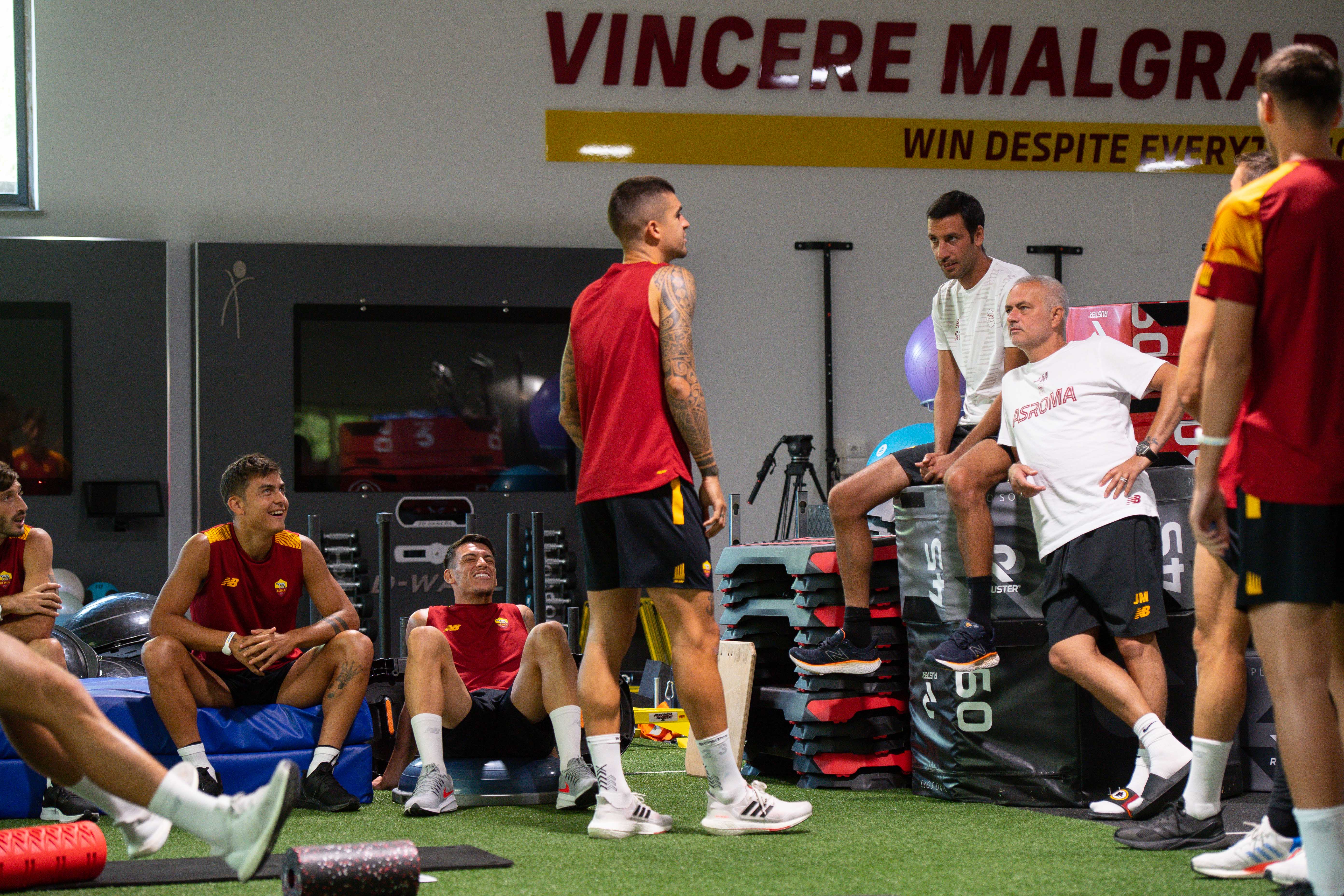 Mancini, Mourinho e altri (As Roma via Getty Images)