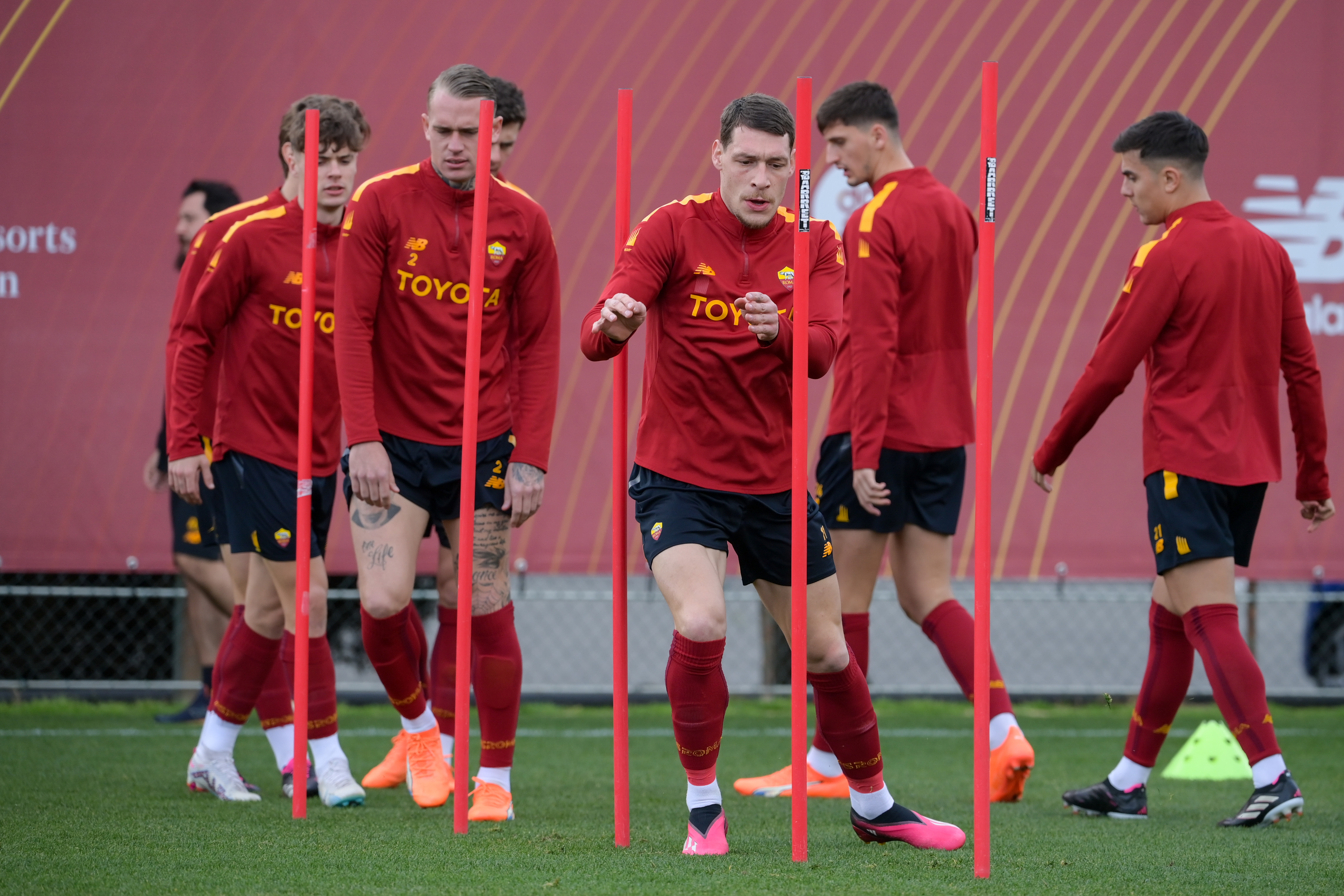 Belotti al lavoro (As Roma via Getty Images)