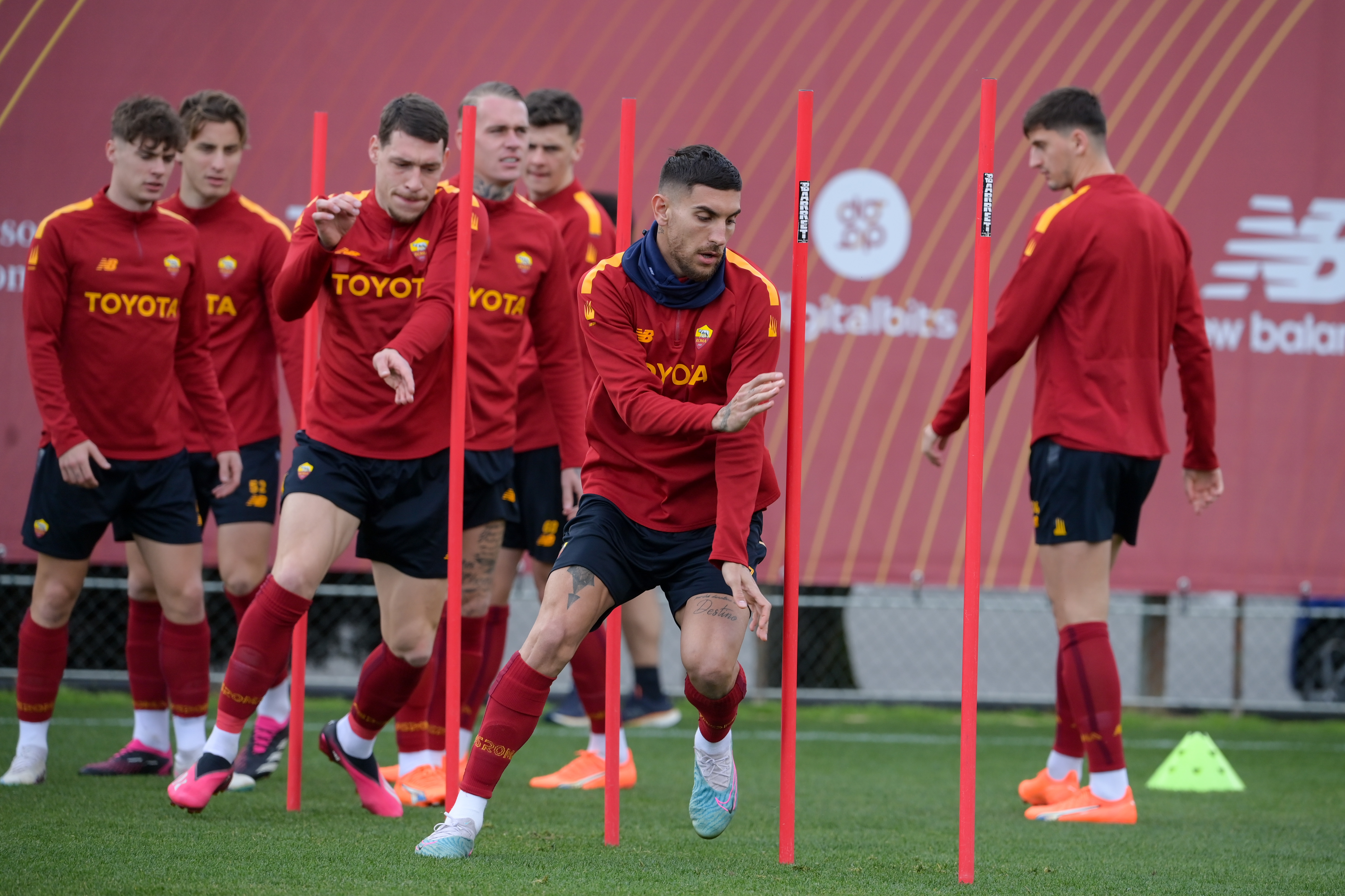 Pellegrini in allenamento (As Roma via Getty Images)