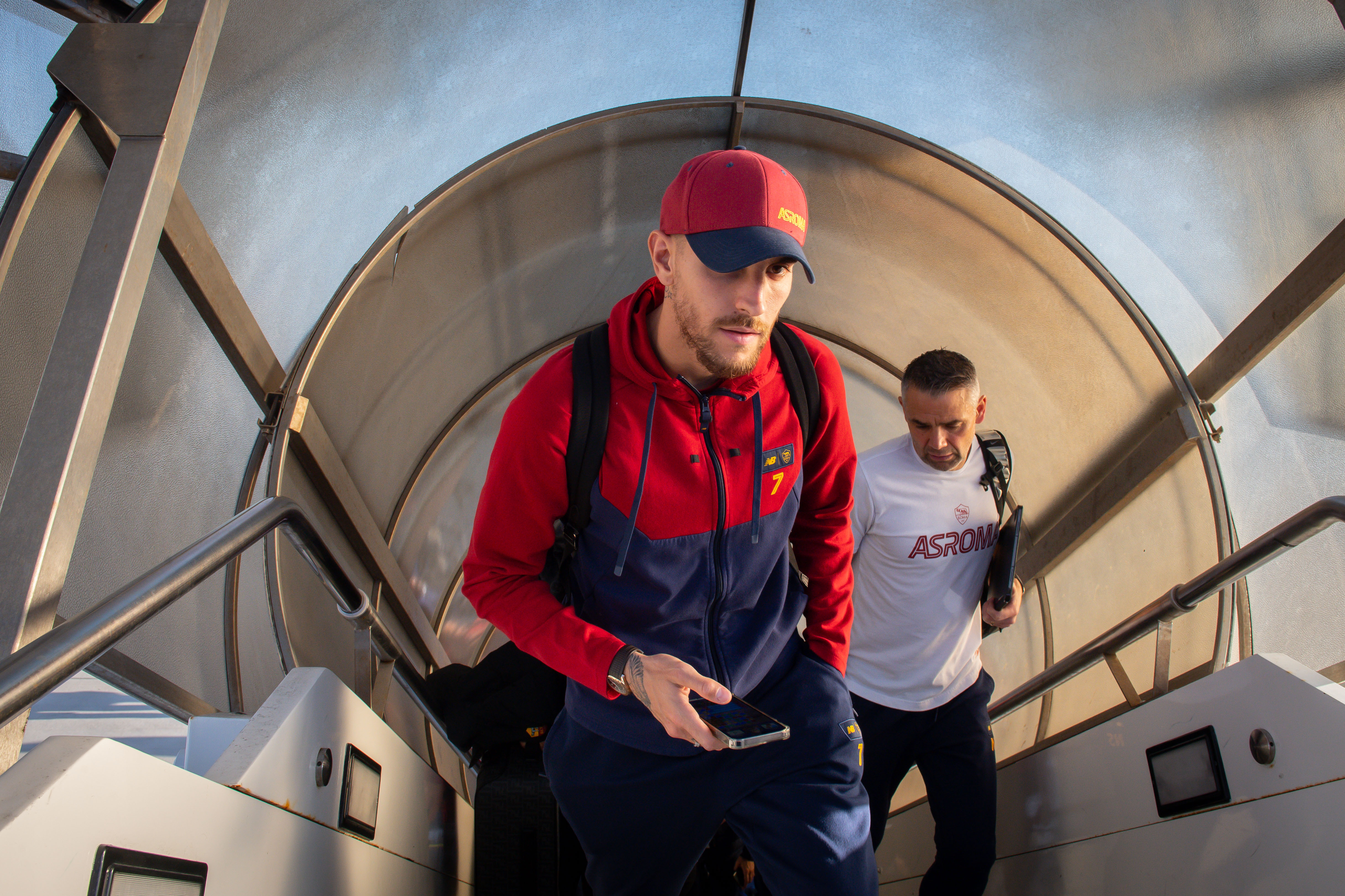 Capitan Pellegrini in partenza (As Roma via Getty Images)