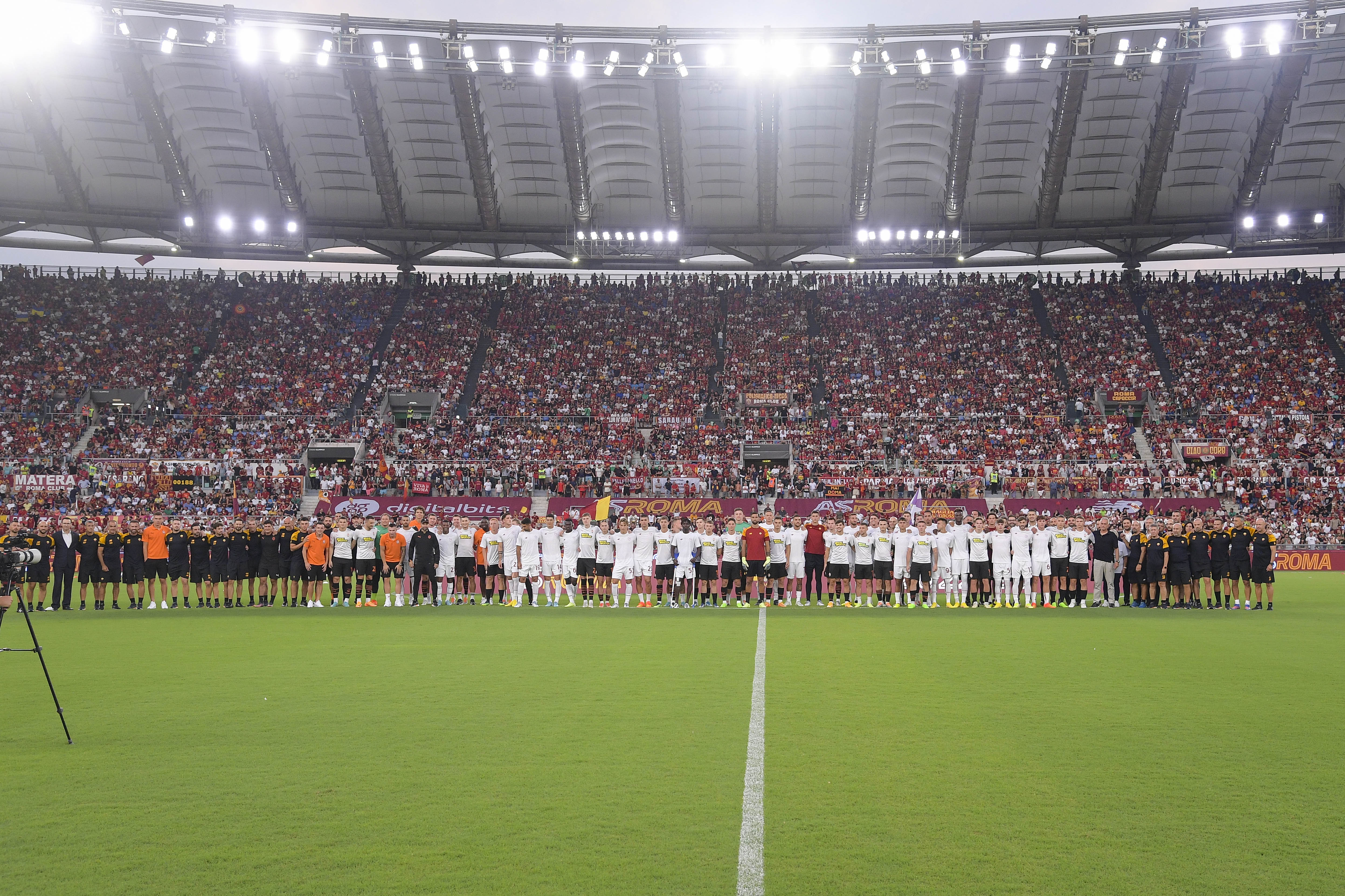 La partita di presentazione all\'Olimpico con lo Shakhtar