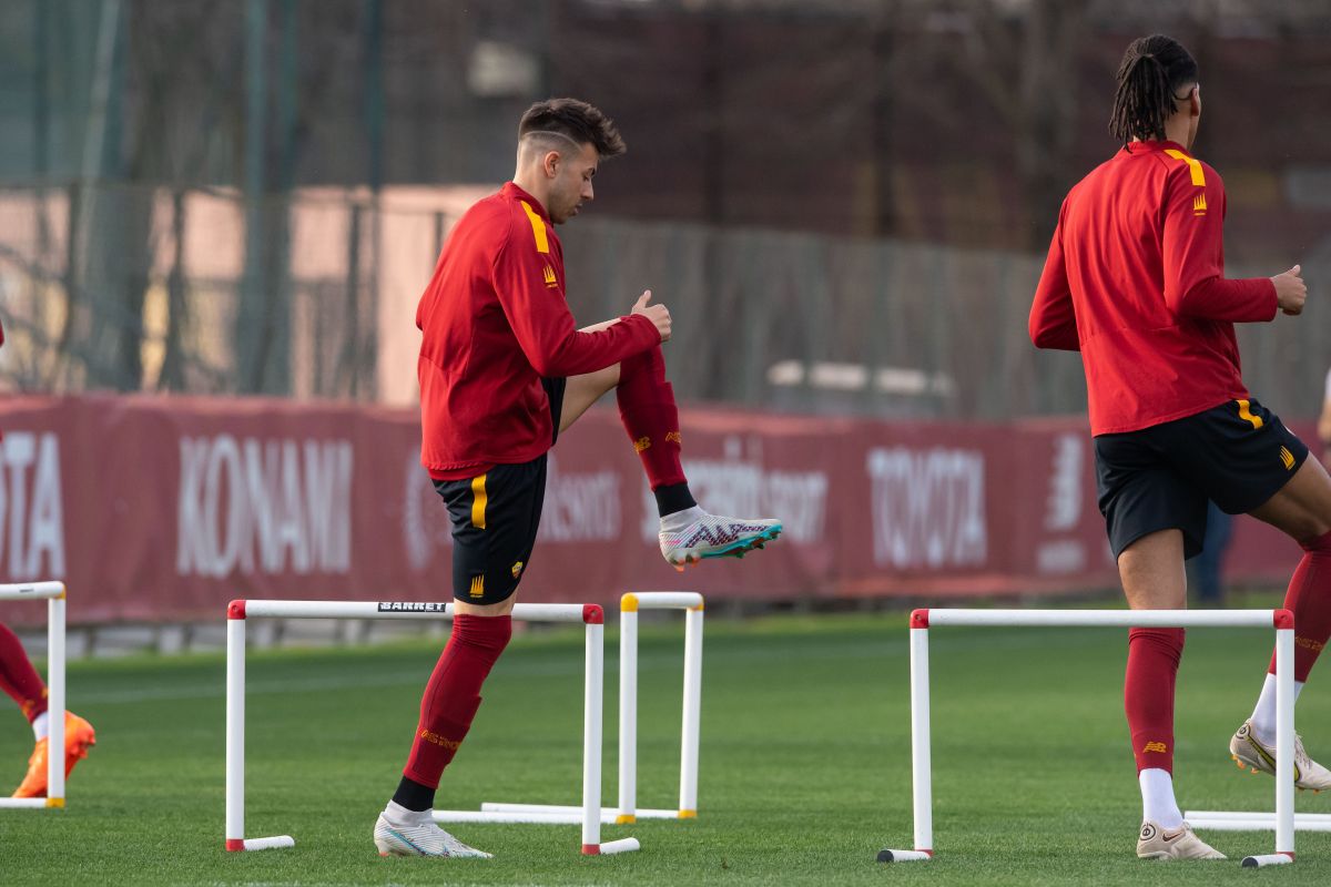 El Shaarawy e Smalling a Trigoria