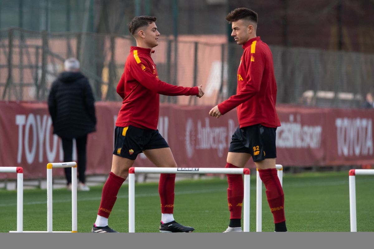 Dybala ed El Shaarawy a Trigoria