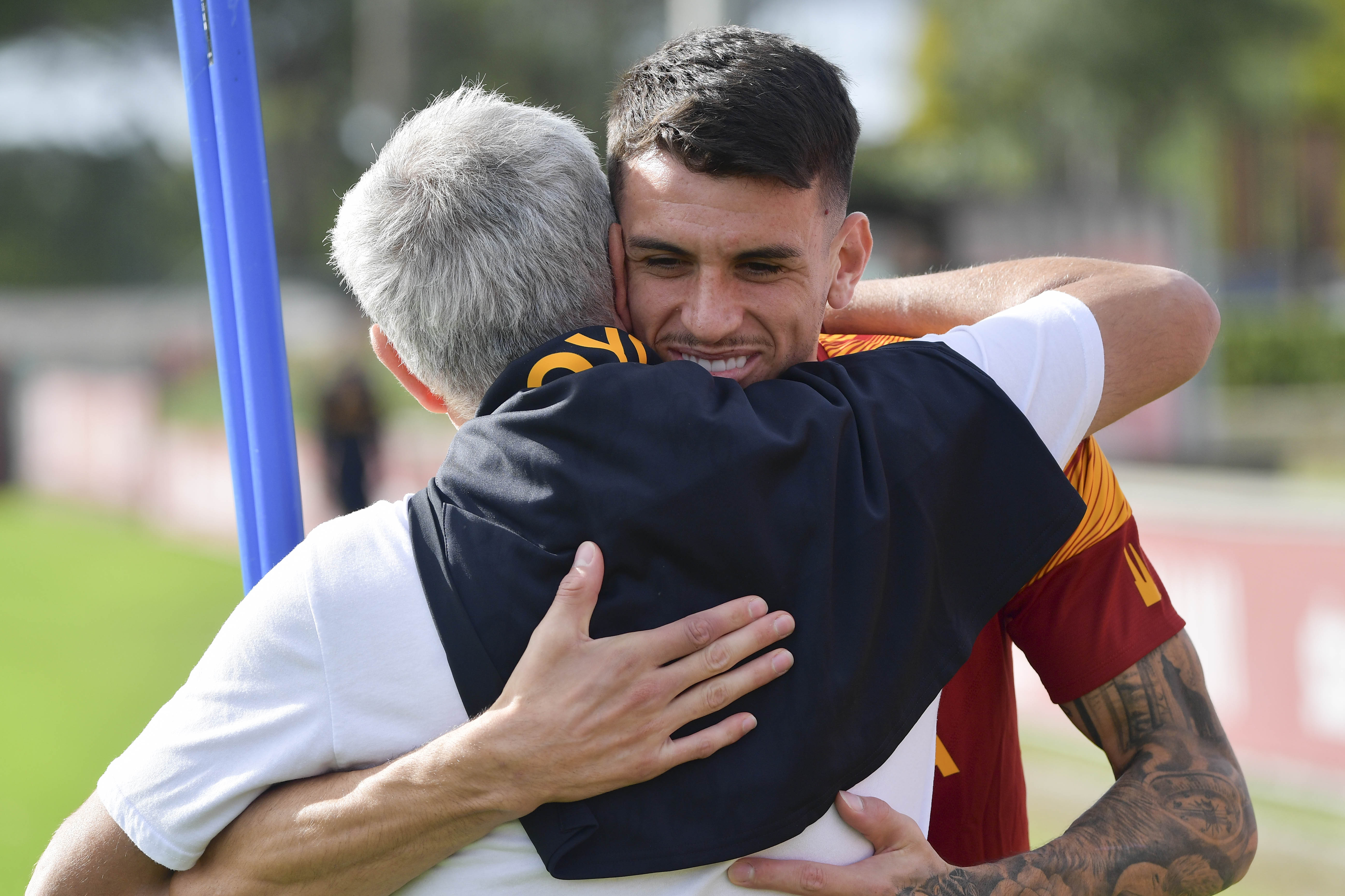 Mourinho e Ibanez (As Roma via Getty Images)
