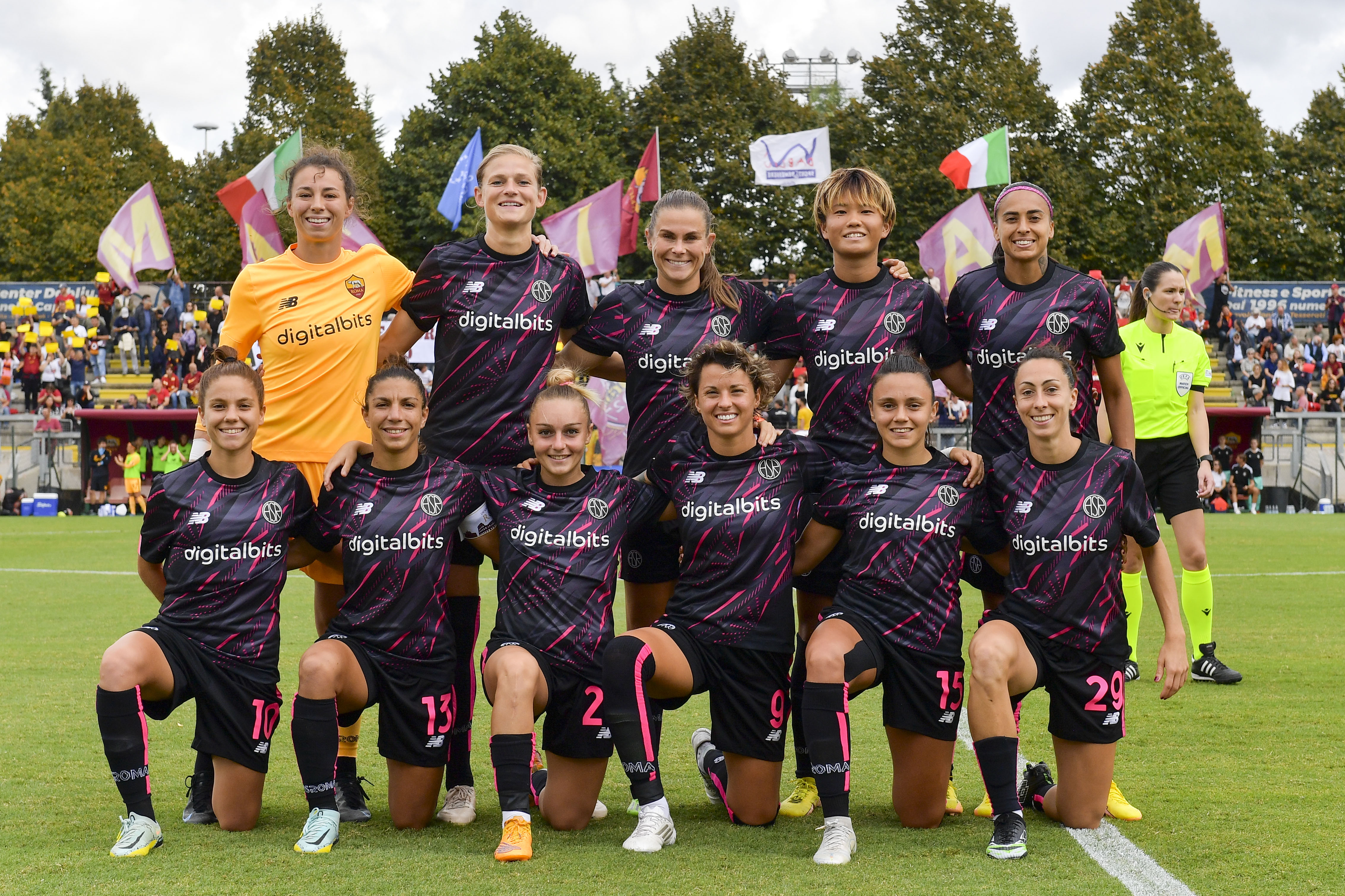 La formazione iniziale (As Roma via Getty Images)