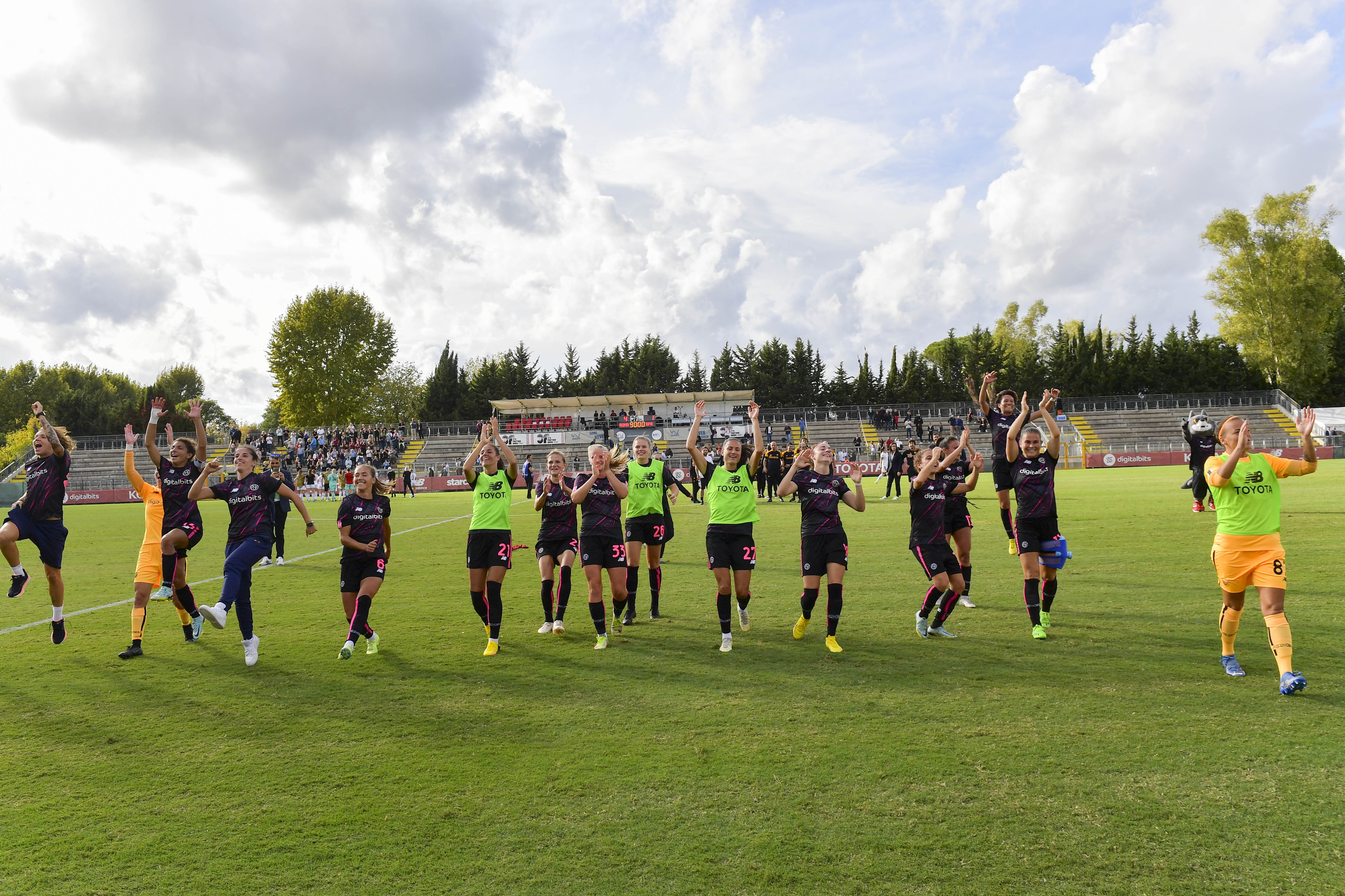 L\'esultanza finale (As Roma via Getty Images)