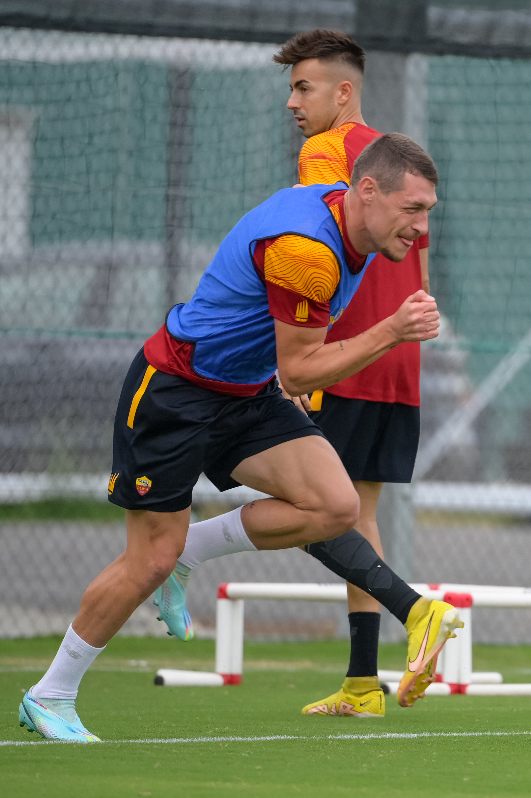 Belotti durante uno scatto