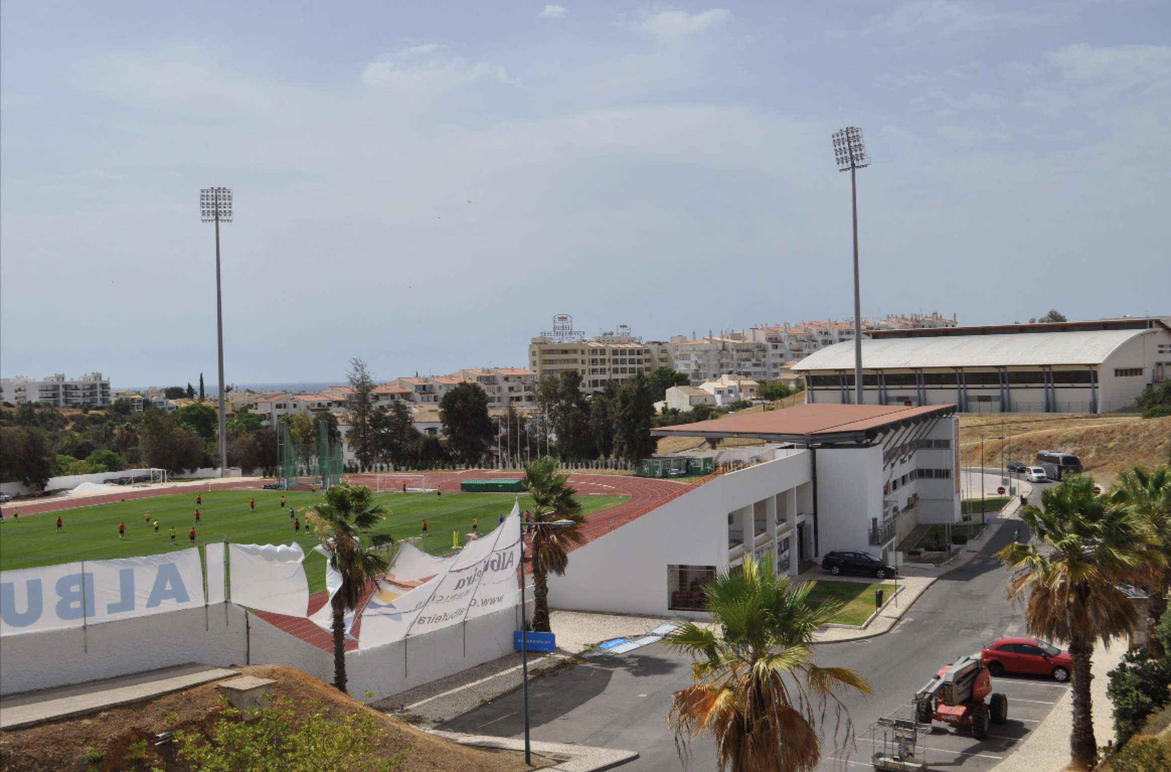 L'Estadio Municipal de Albufeira, dove si allenerà la Roma per tutto il ritiro