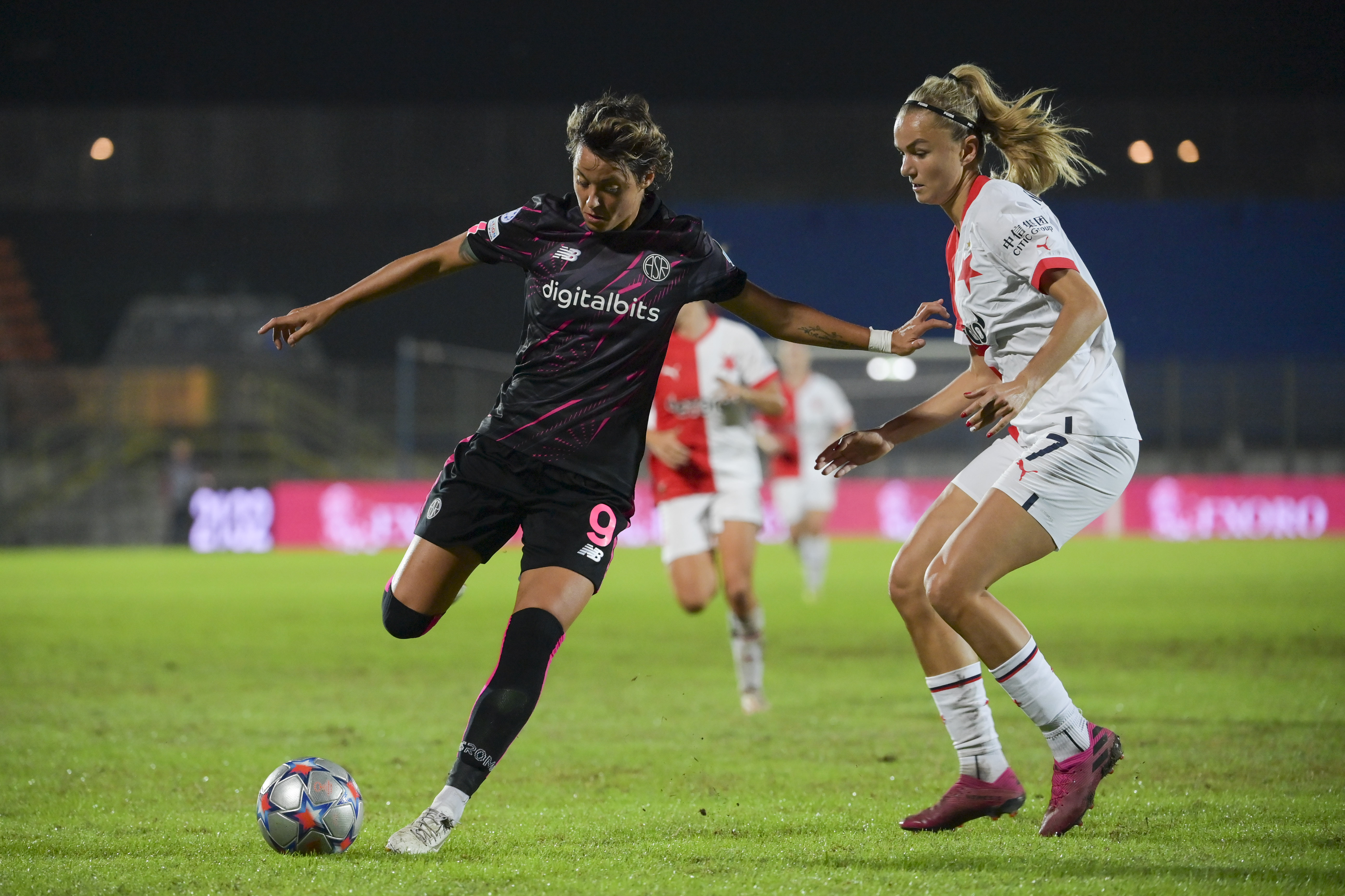 Giacinti durante Roma-Slavia Praga