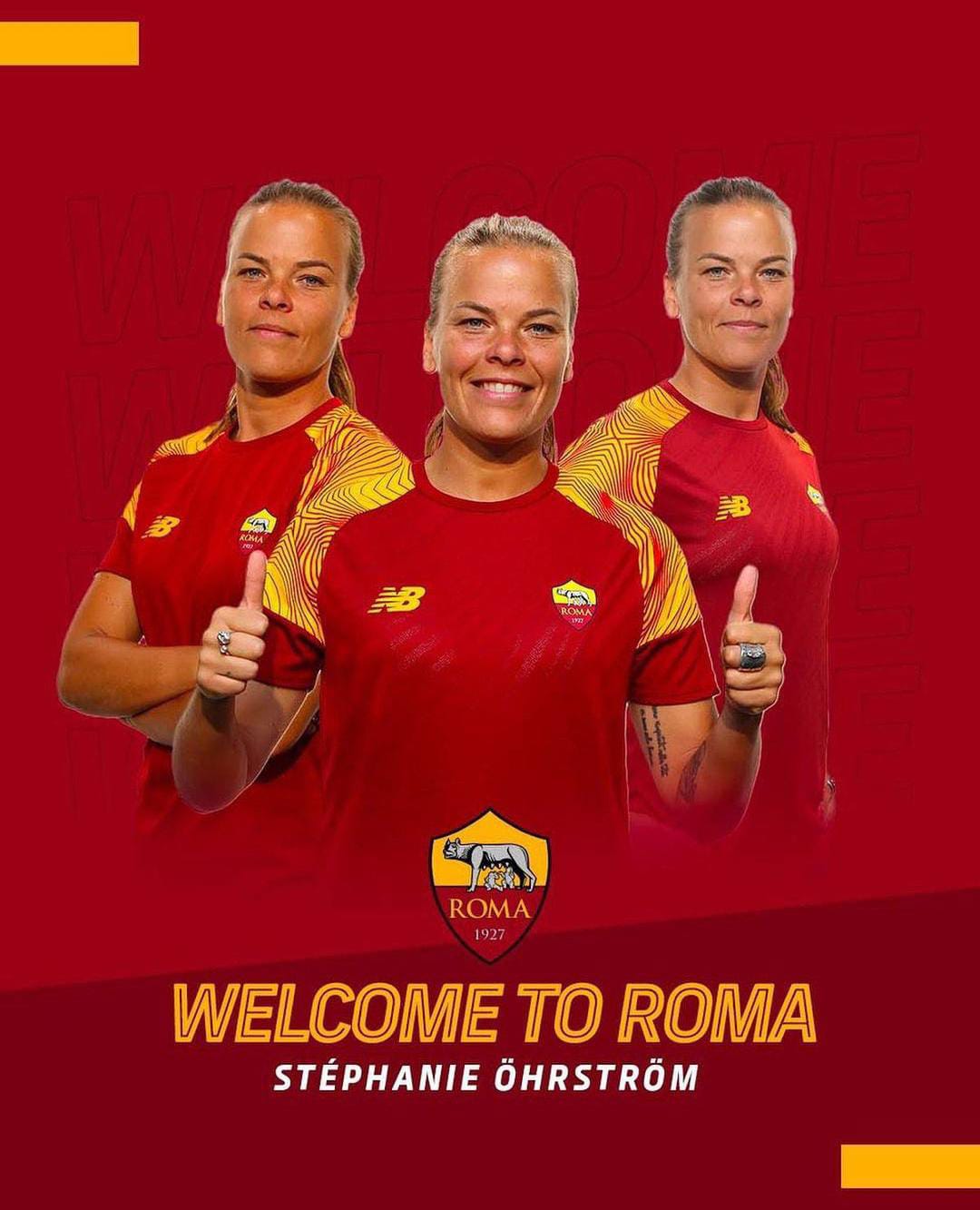 Stephanie Ohrstrom, nuovo acquisto della Roma Femminile