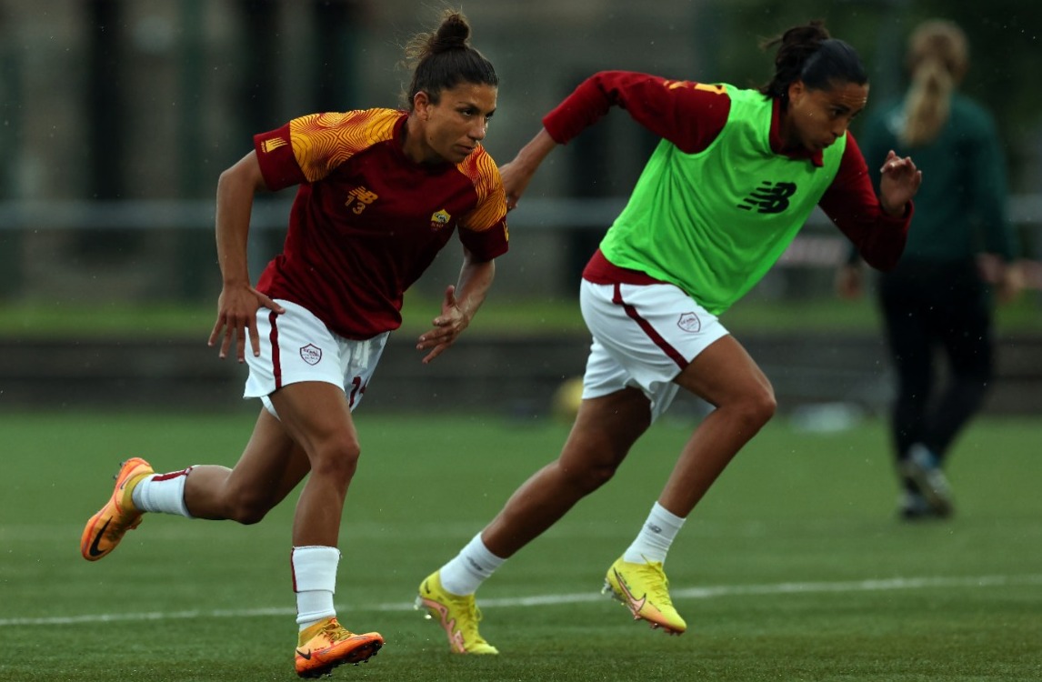 La Roma Femminile a Glasgow