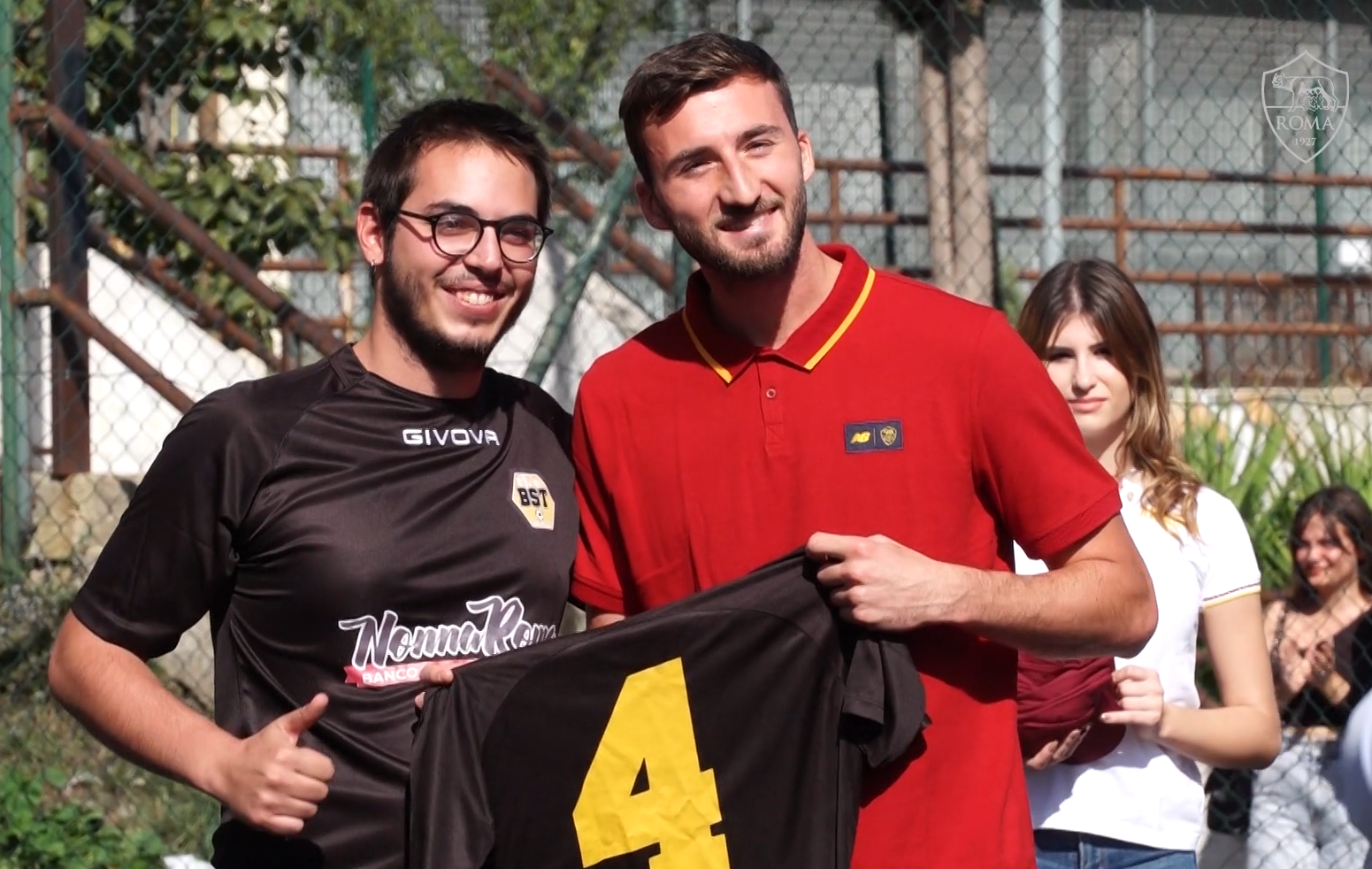 Cristante a Bastogi (canali ufficiali AS Roma)