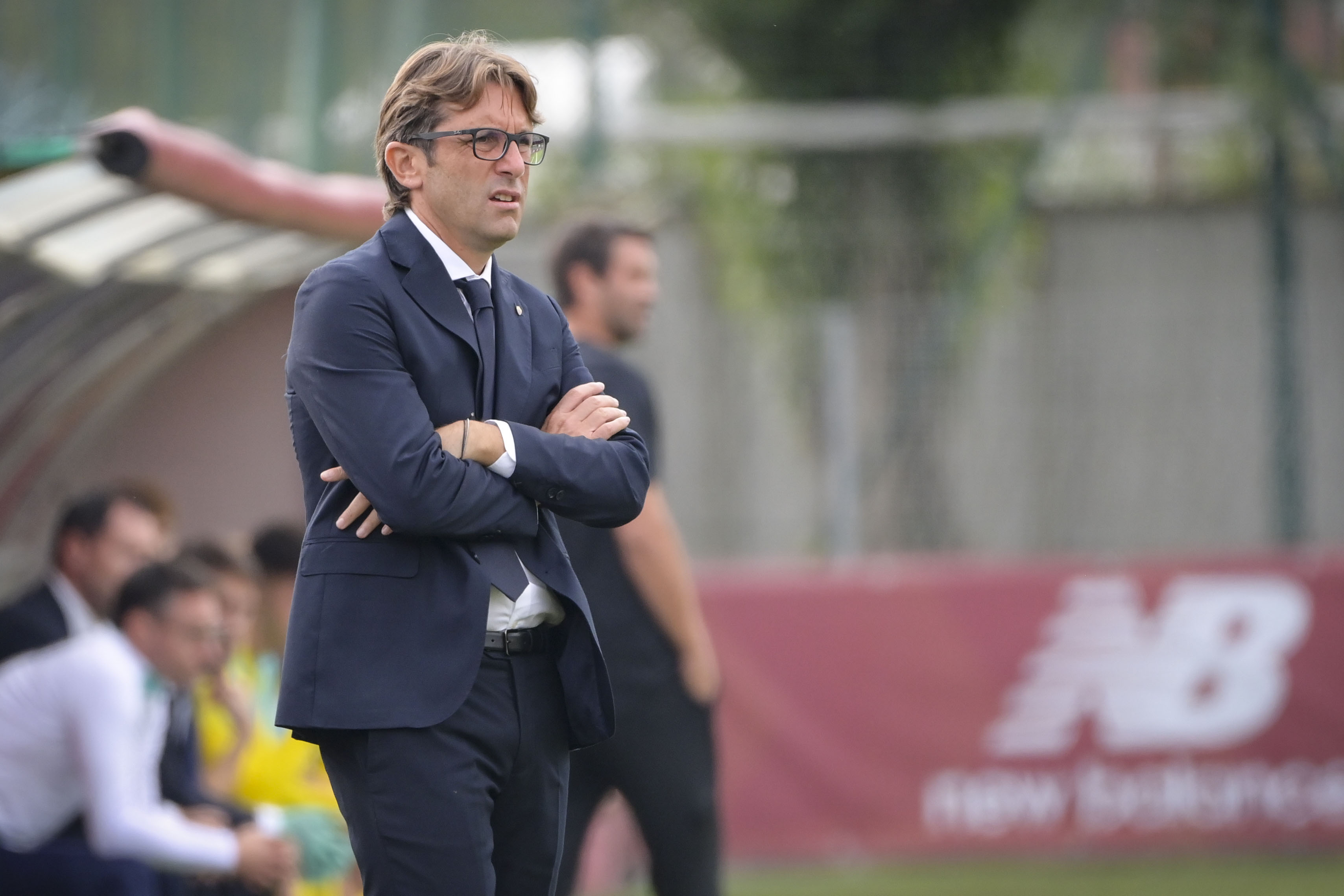 Federico Guidi durante una partita della Roma Primavera