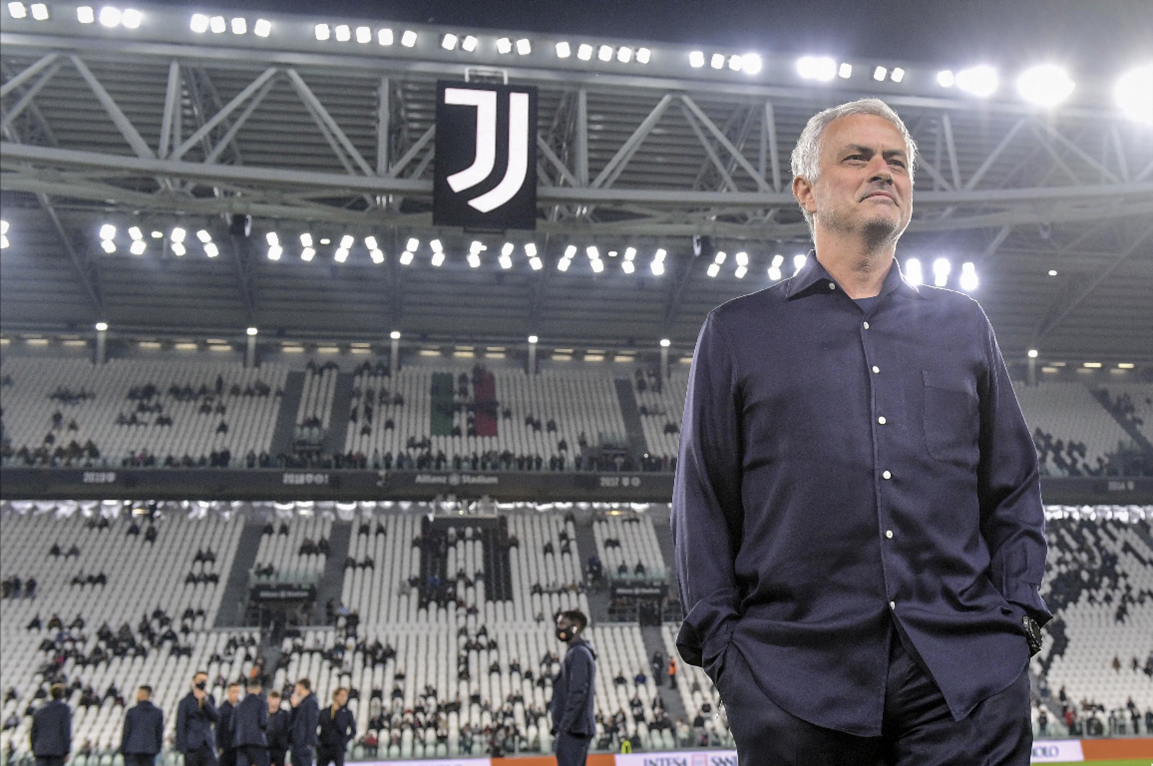 José Mourinho all'Allianz Stadium nella scorsa stagione