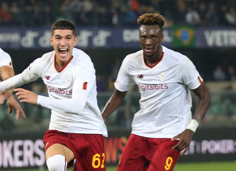 Tammy Abraham e Cristian Volpato