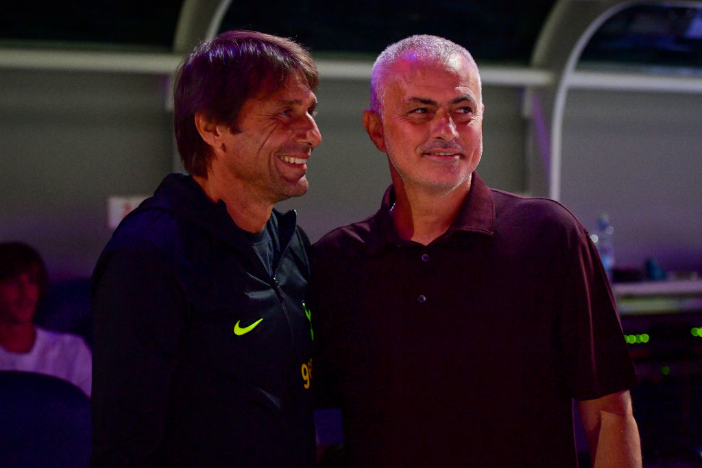 Conte e Mourinho (As Roma via Getty Images)
