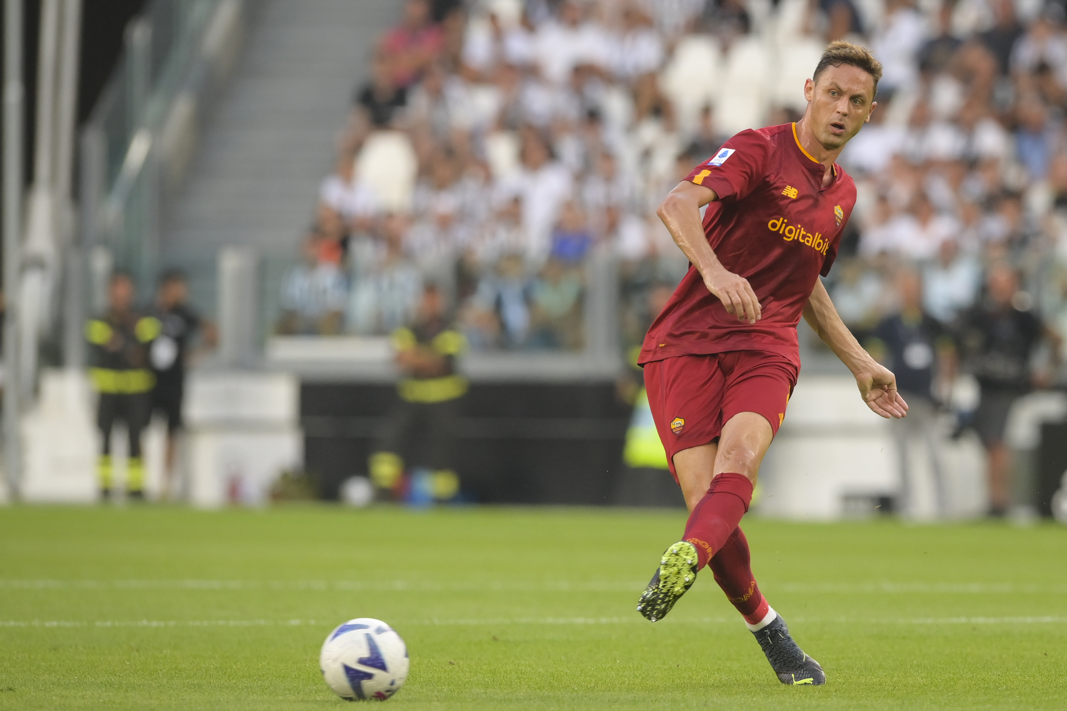 Nemanja Matic con la maglia della Roma