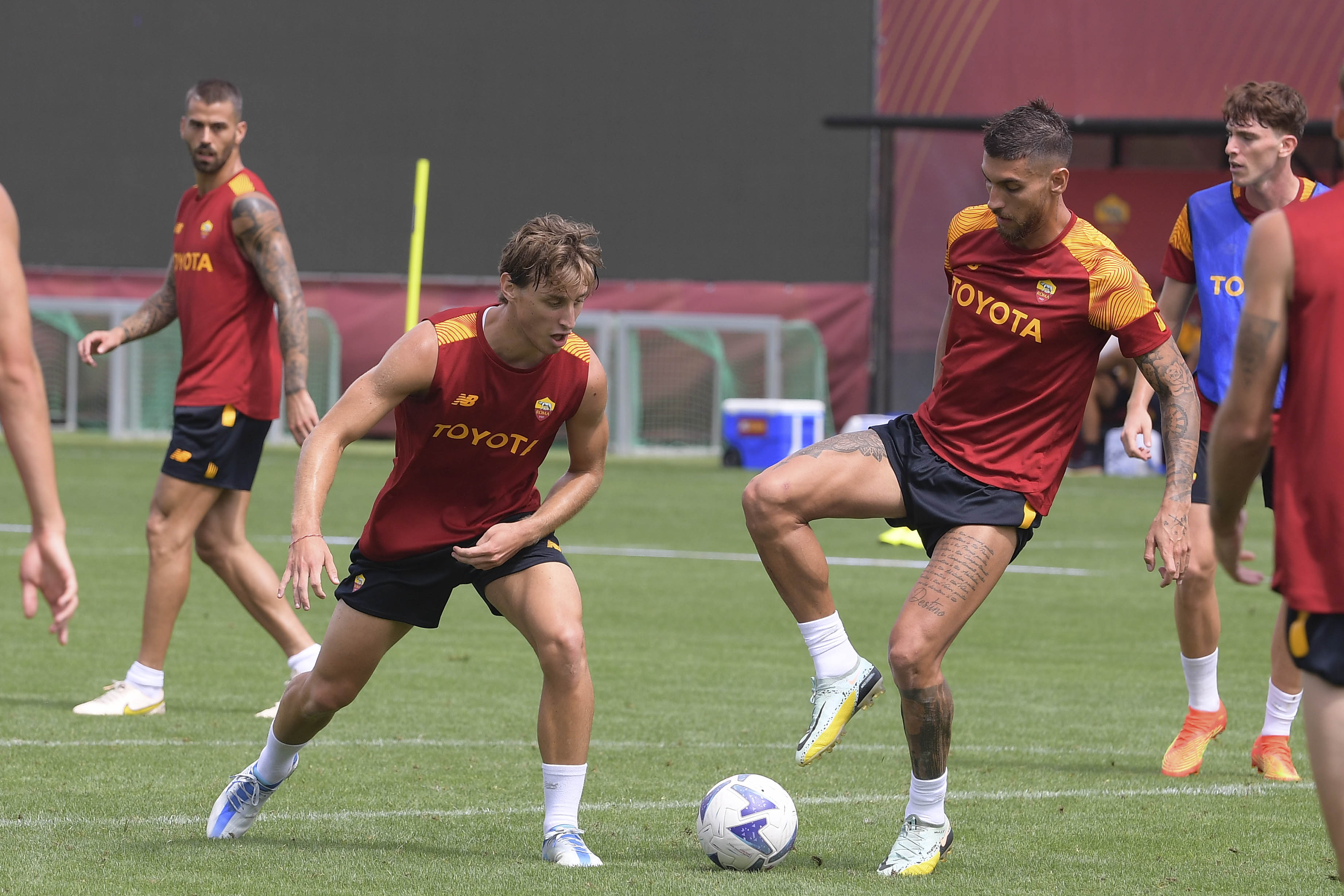 Edoardo Bove e Lorenzo Pellegrini