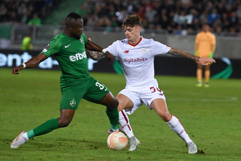 Zalewski in campo contro il Ludogorets