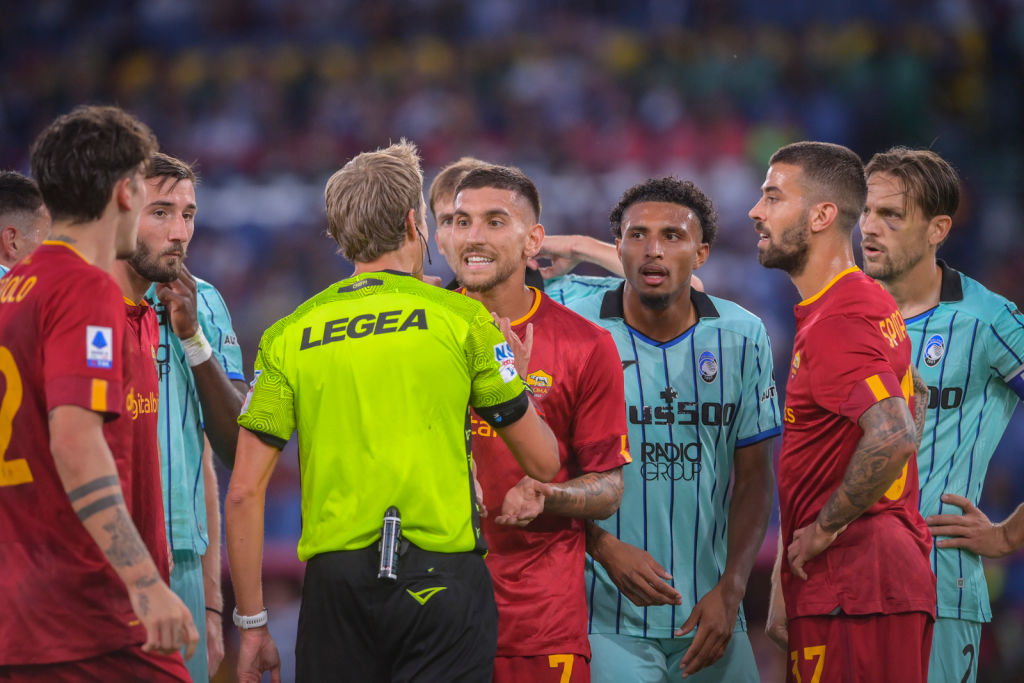 Daniele Chiffi durante l'ultimo Roma-Atalanta