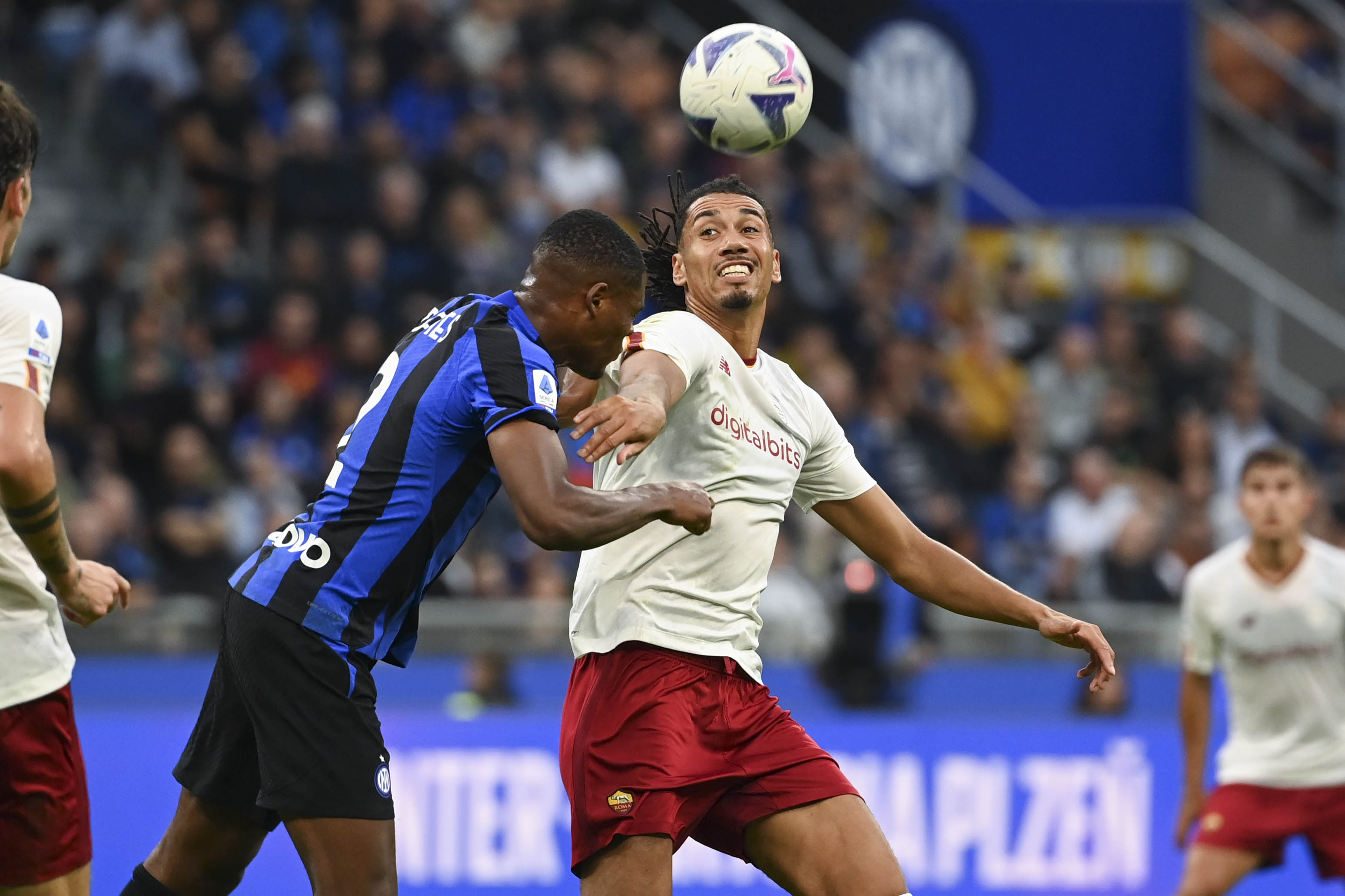 Smalling durante Inter-Roma