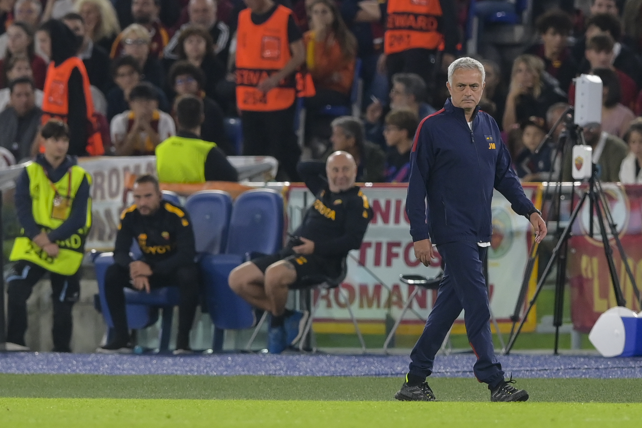 Mourinho in campo 