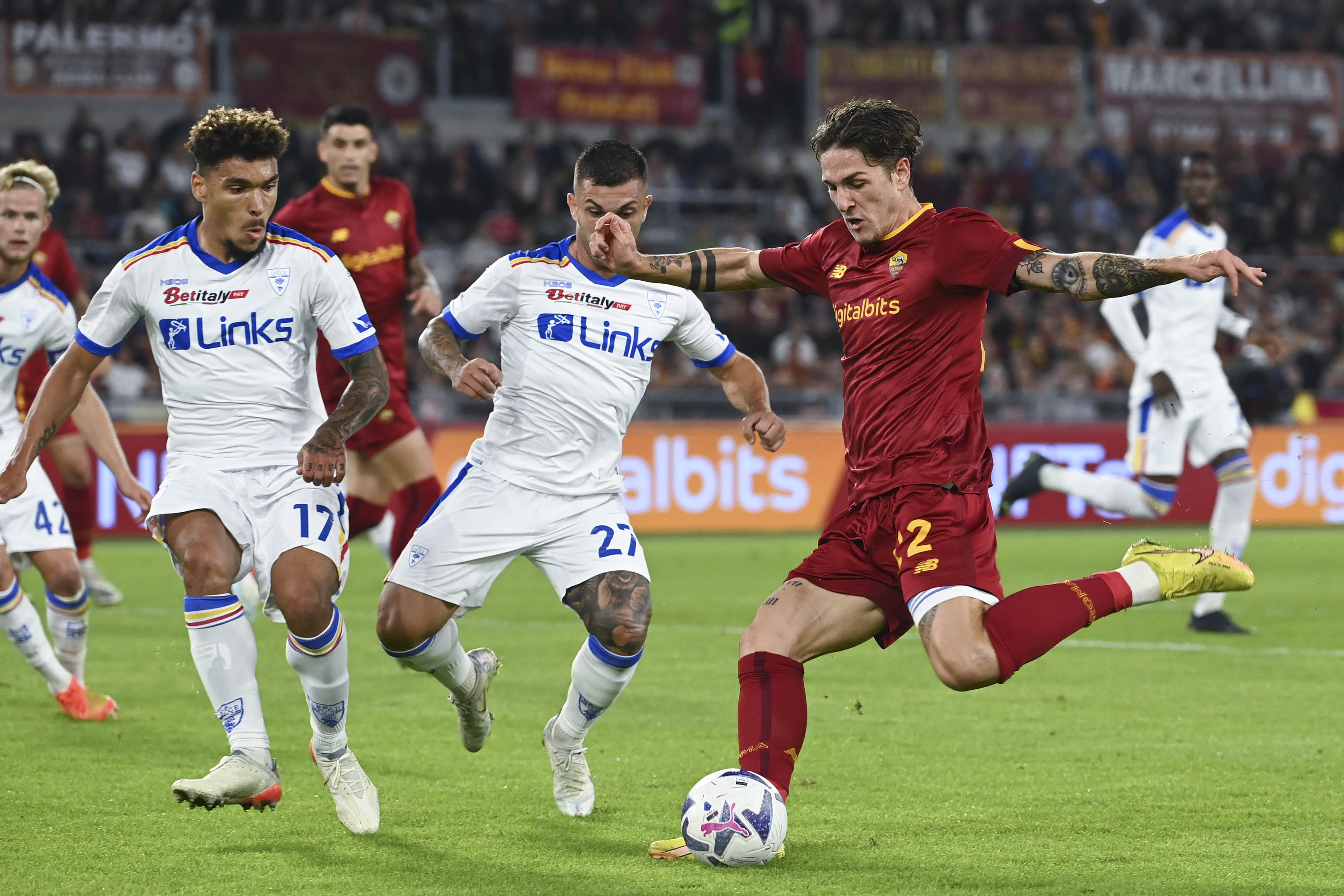 Zaniolo in Roma-Lecce