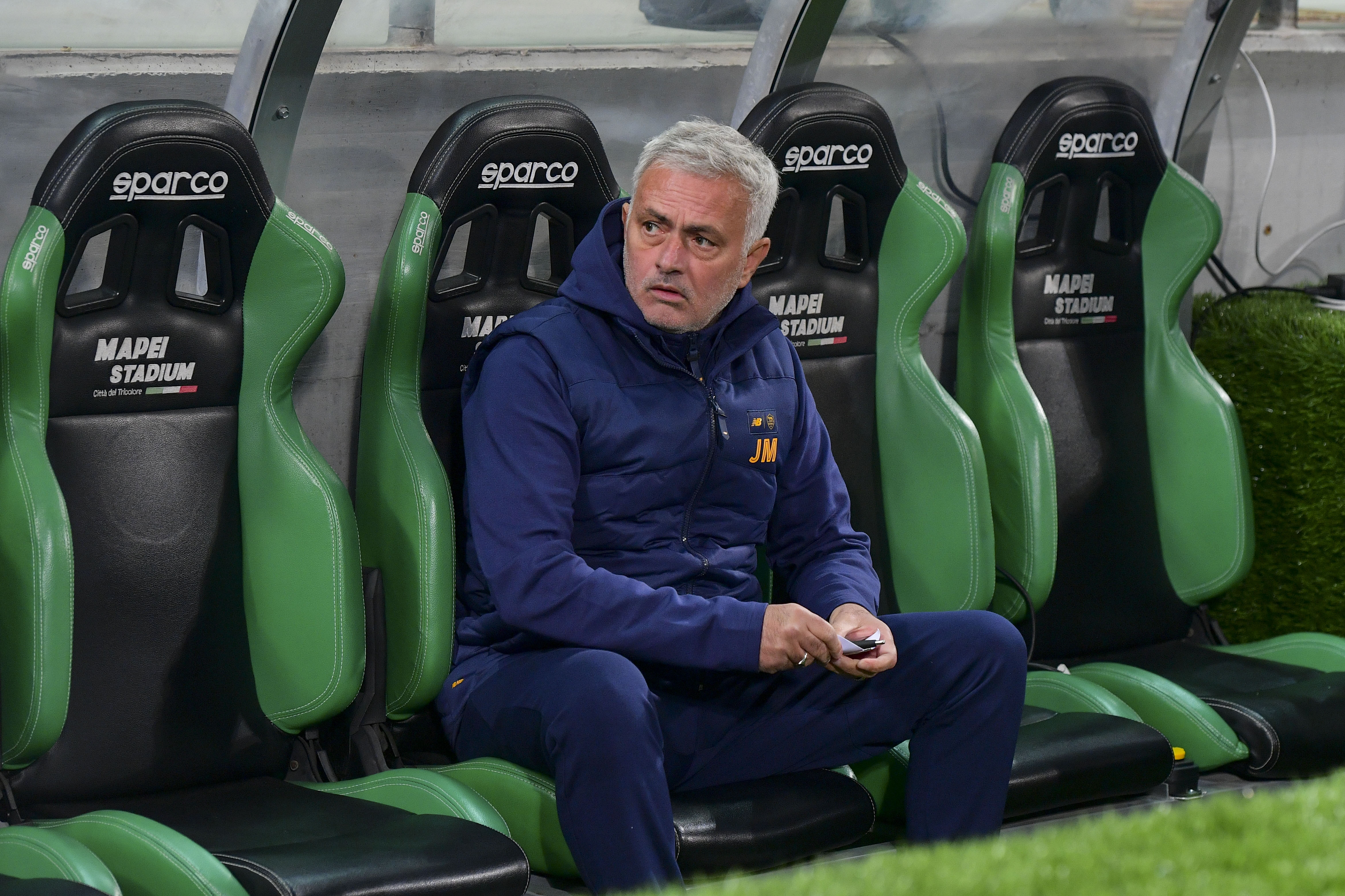 Mourinho in panchina al Mapei