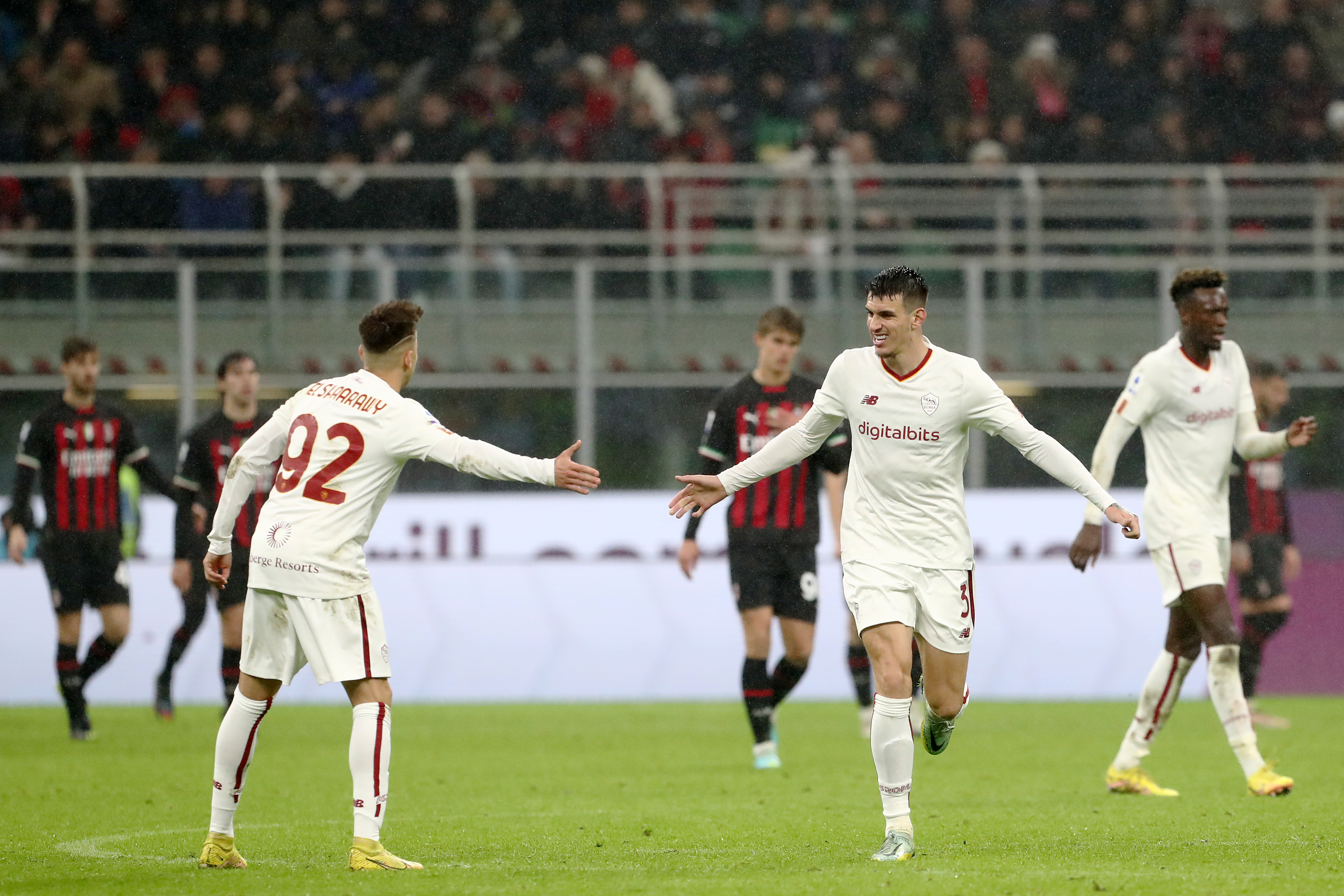 Stephan El Shaarawy e Roger Ibanez