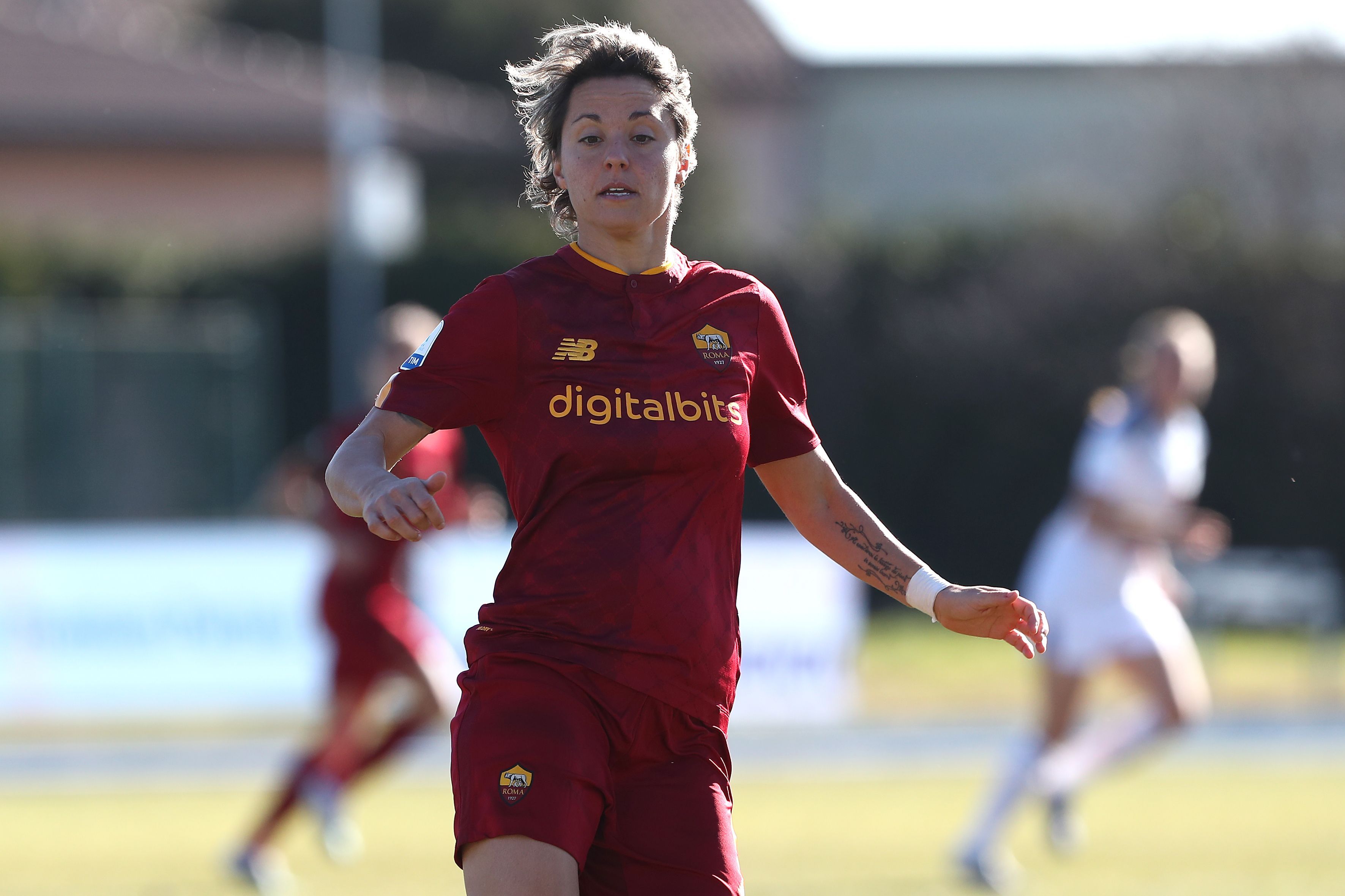 L'attaccante della Roma Femminile Valentina Giacinti