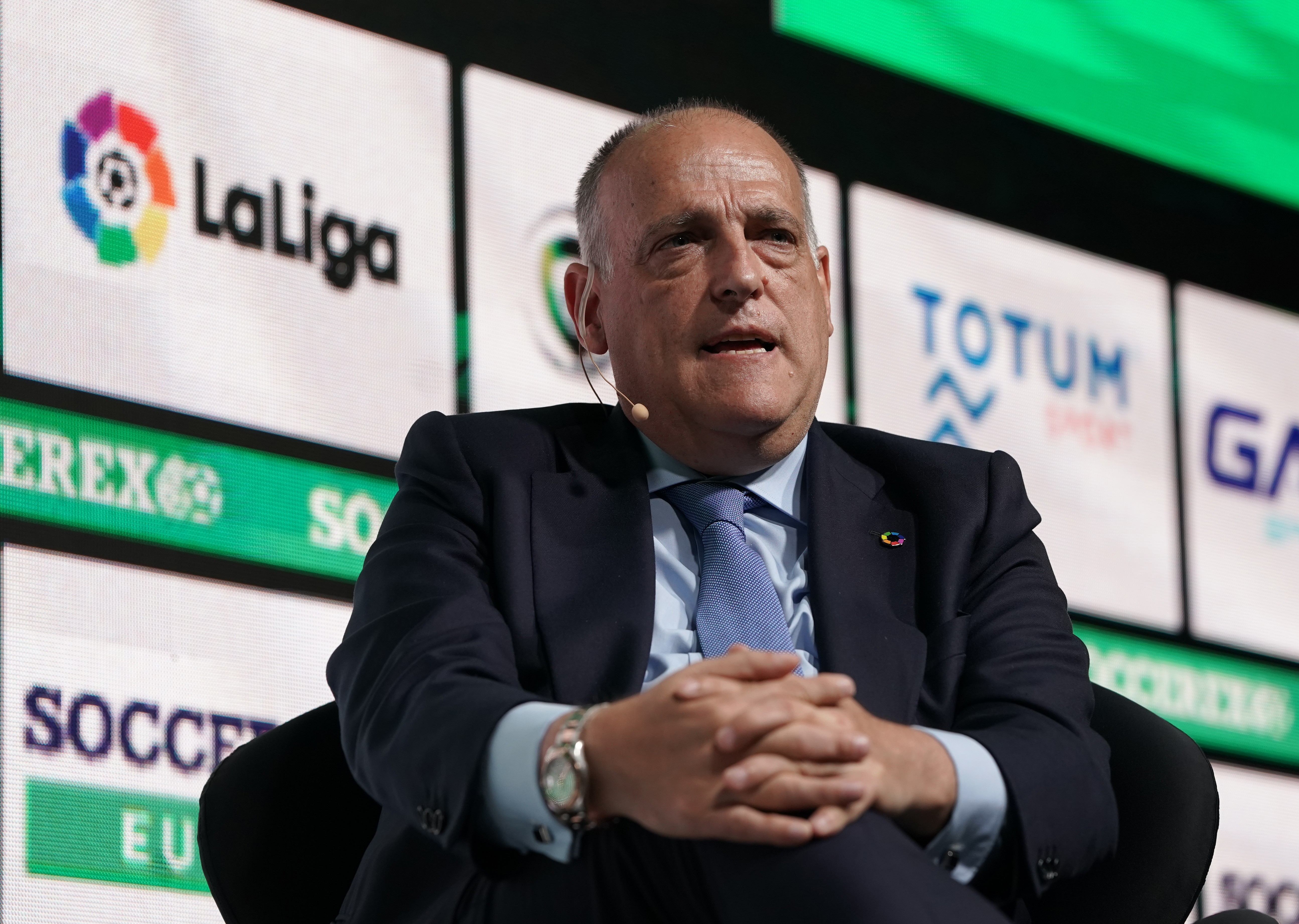 Il presidente della Liga Tebas