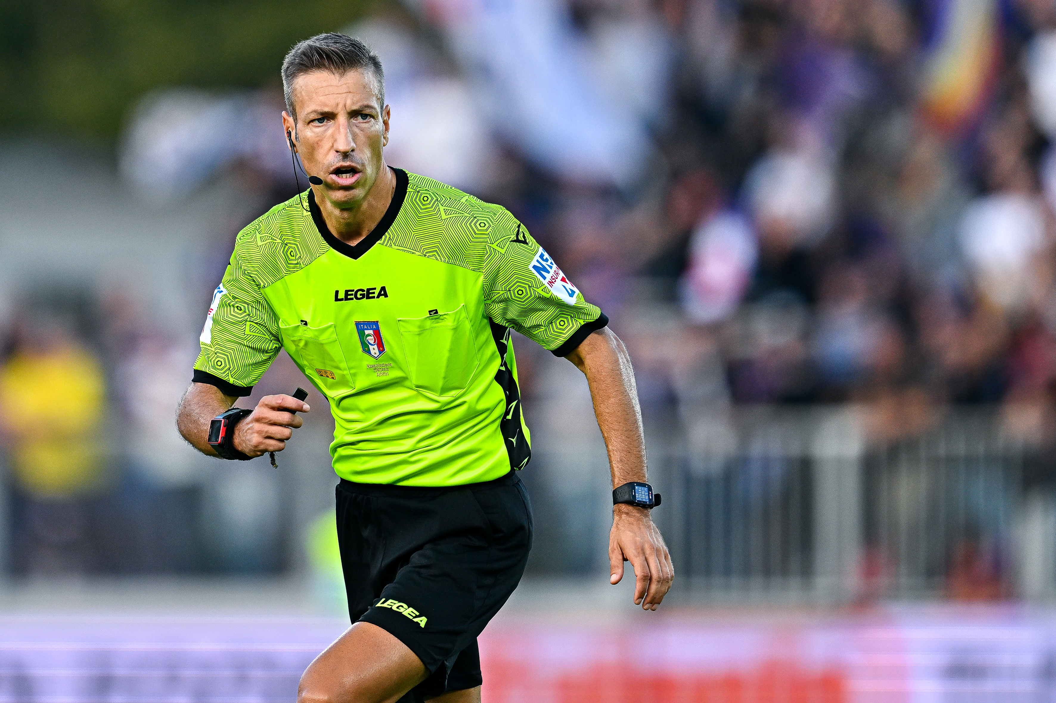 Una foto dell'arbitro Massa