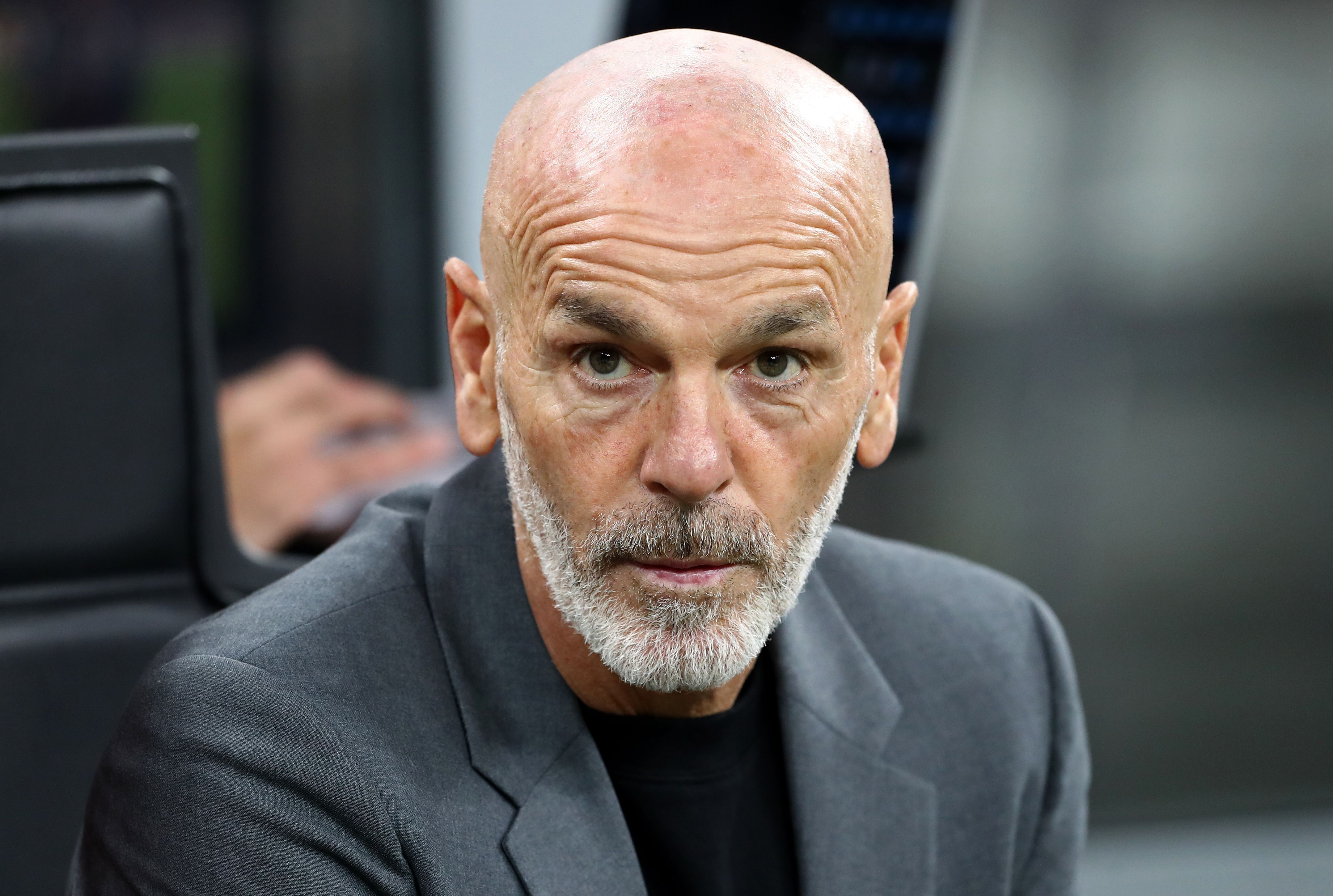 Il tecnico del Milan Pioli