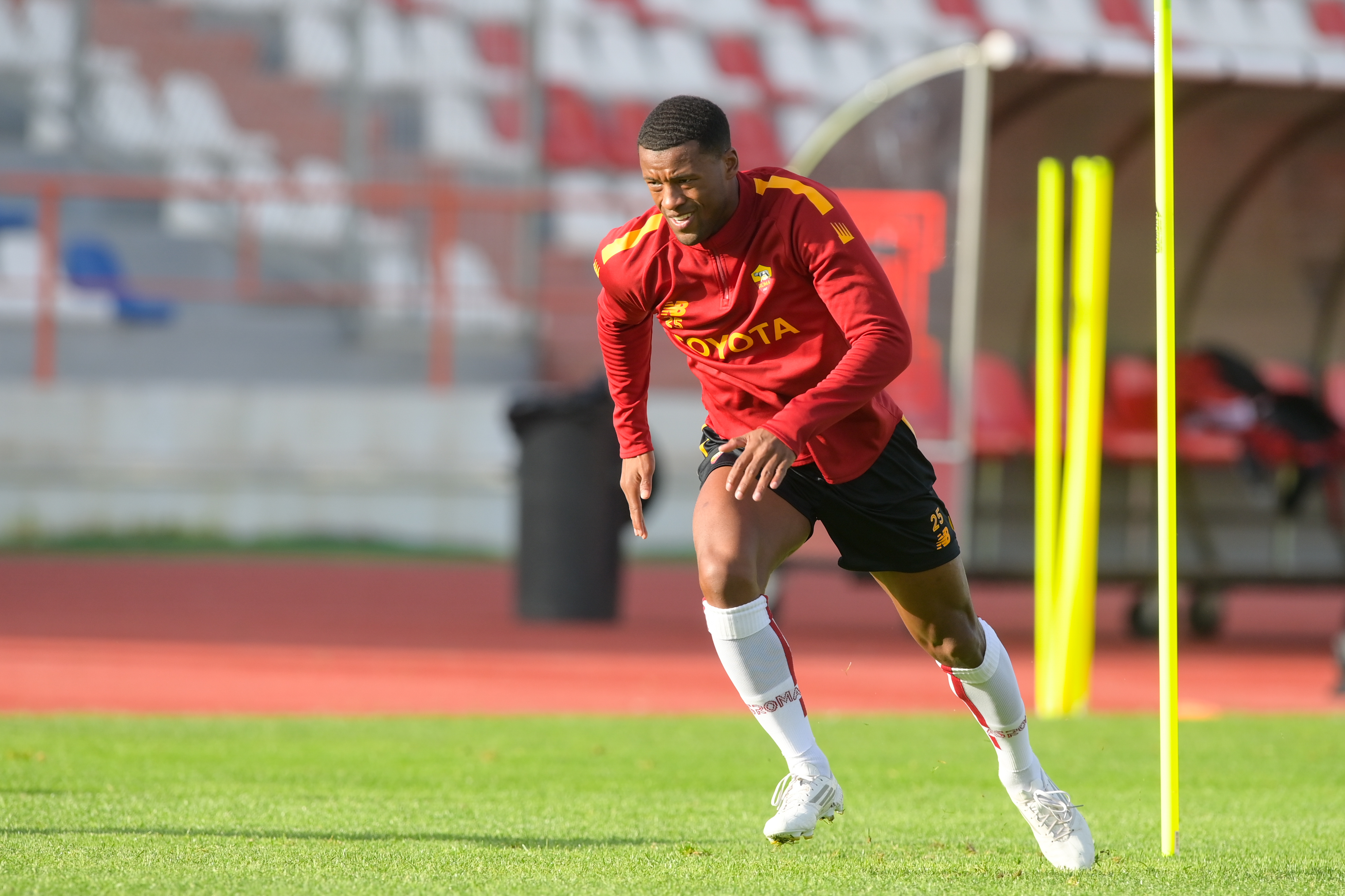 Georginio Wijnaldum a Trigoria