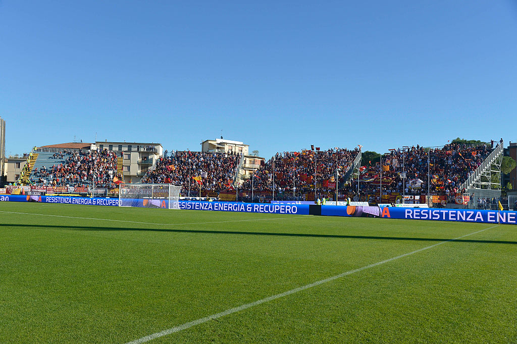 Tifosi della Roma al Castellani di Empoli