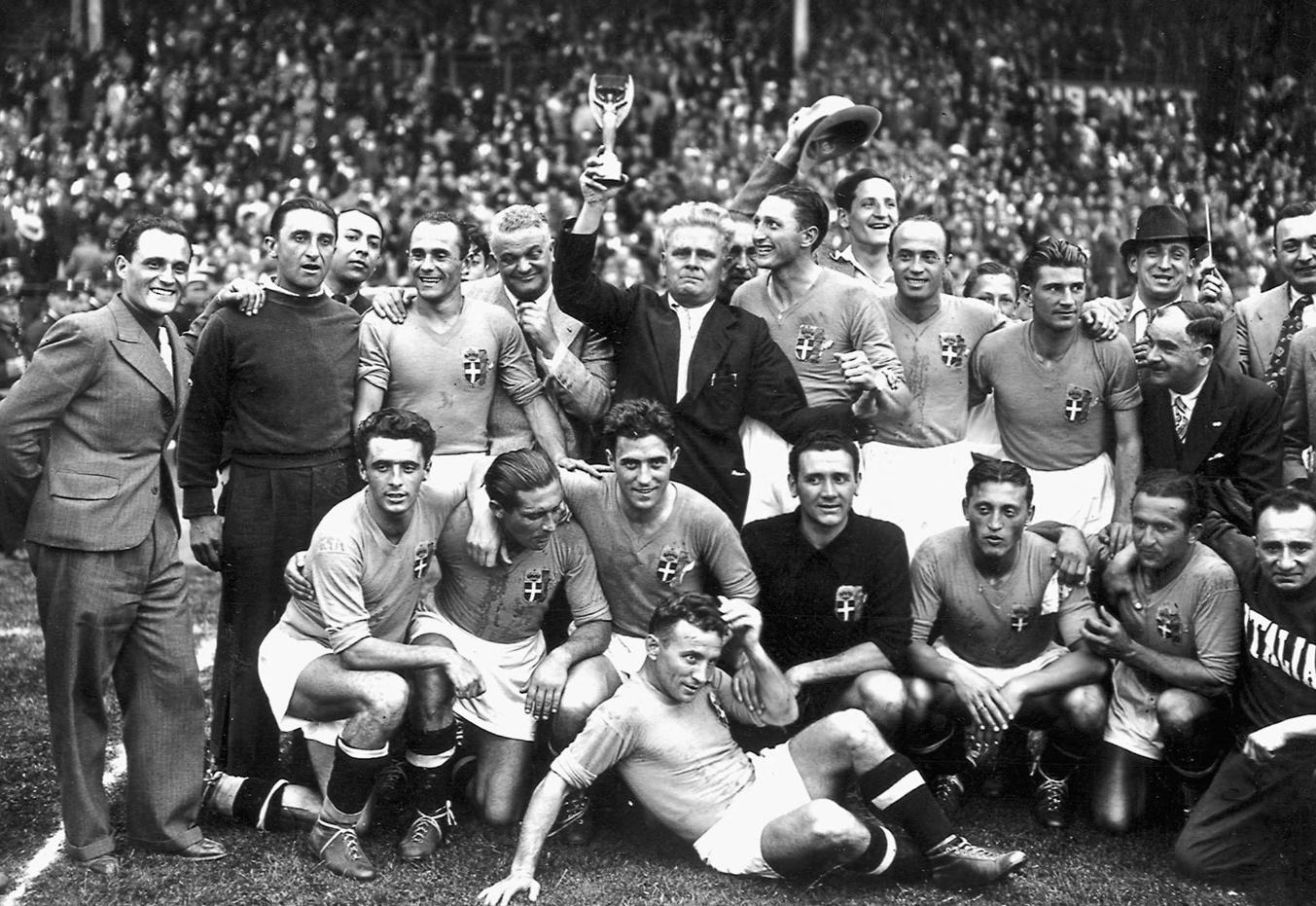 L'Italia festeggia la vittoria del Mondiale del 1938