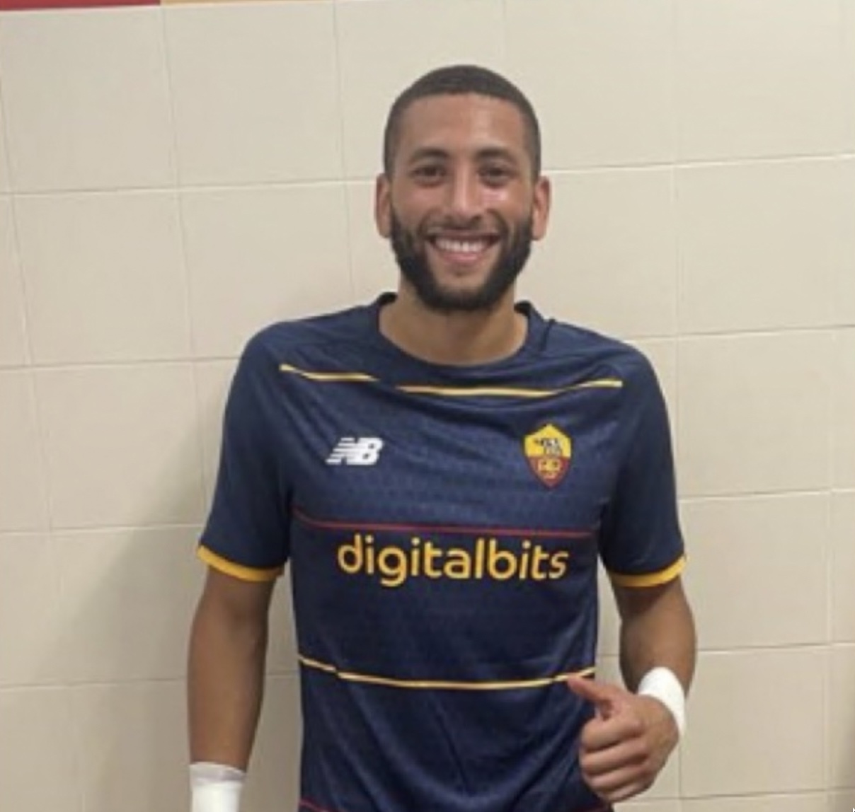 Il 25enne Andrea Campana a Trigoria, per la finale del torneo “One of Us”