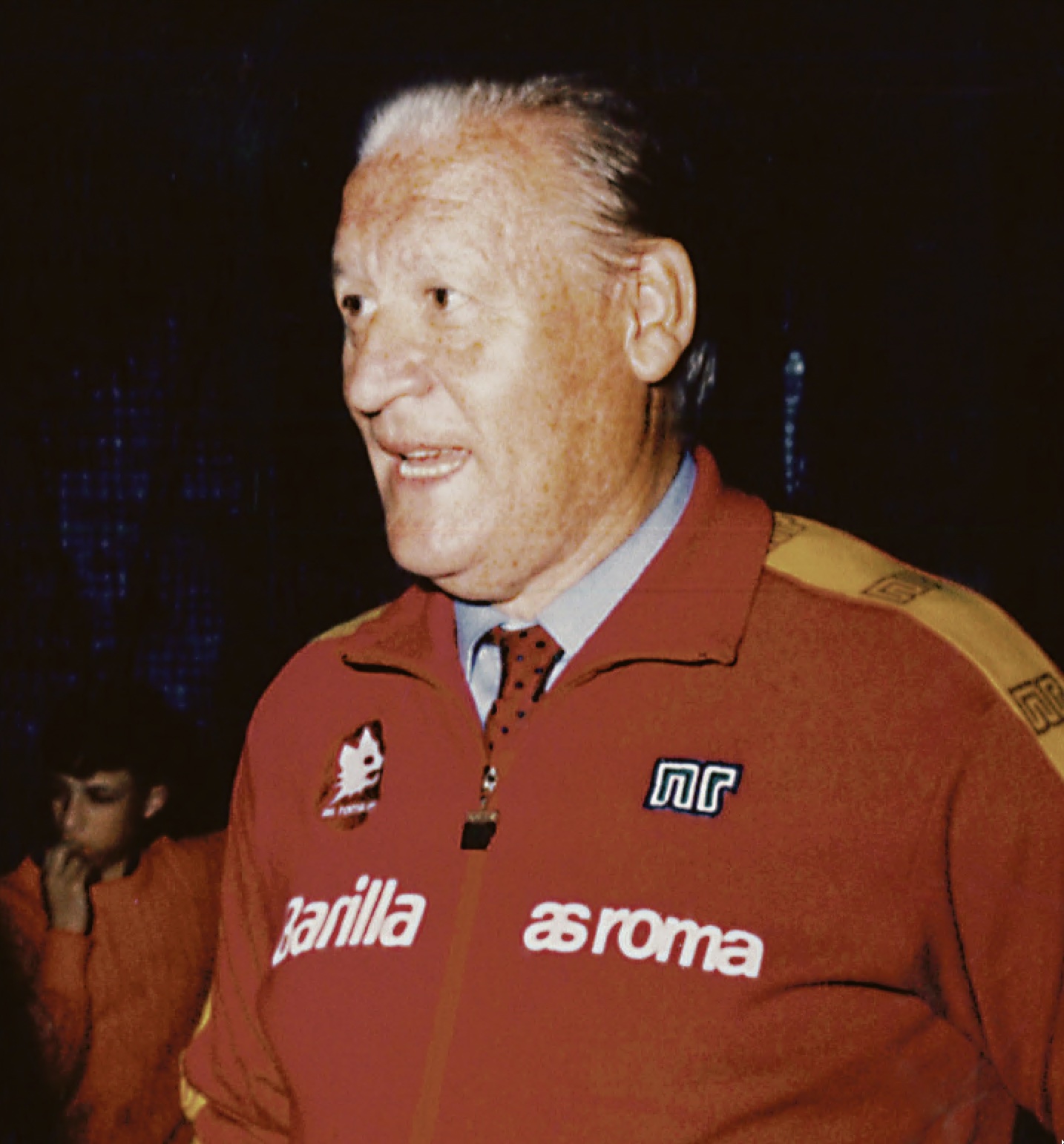 Nils Liedholm: in giallorosso vinse lo Scudetto nel 1982-83 e tre Coppe Italia (1979-80, 1980-81 e 1983-84)