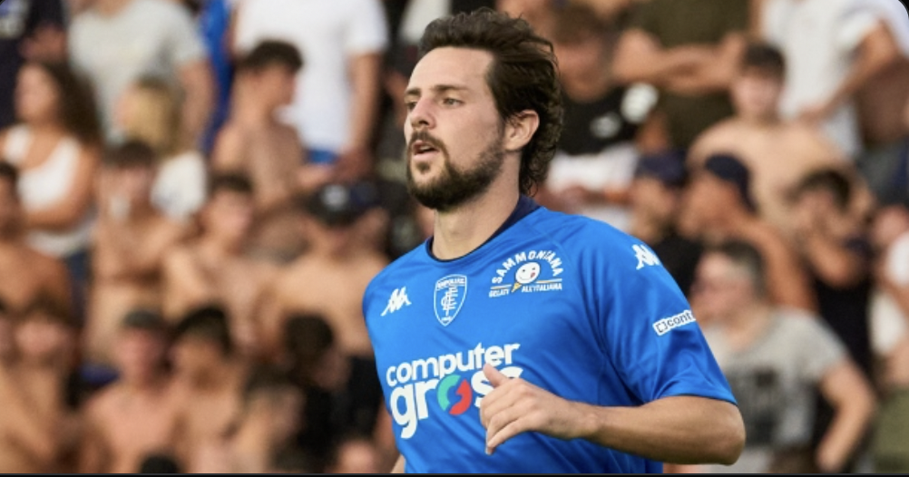 Mattia Destro con la maglia dell'Empoli