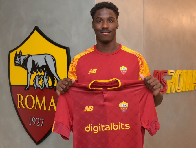 Brian Silva con la maglia della Roma