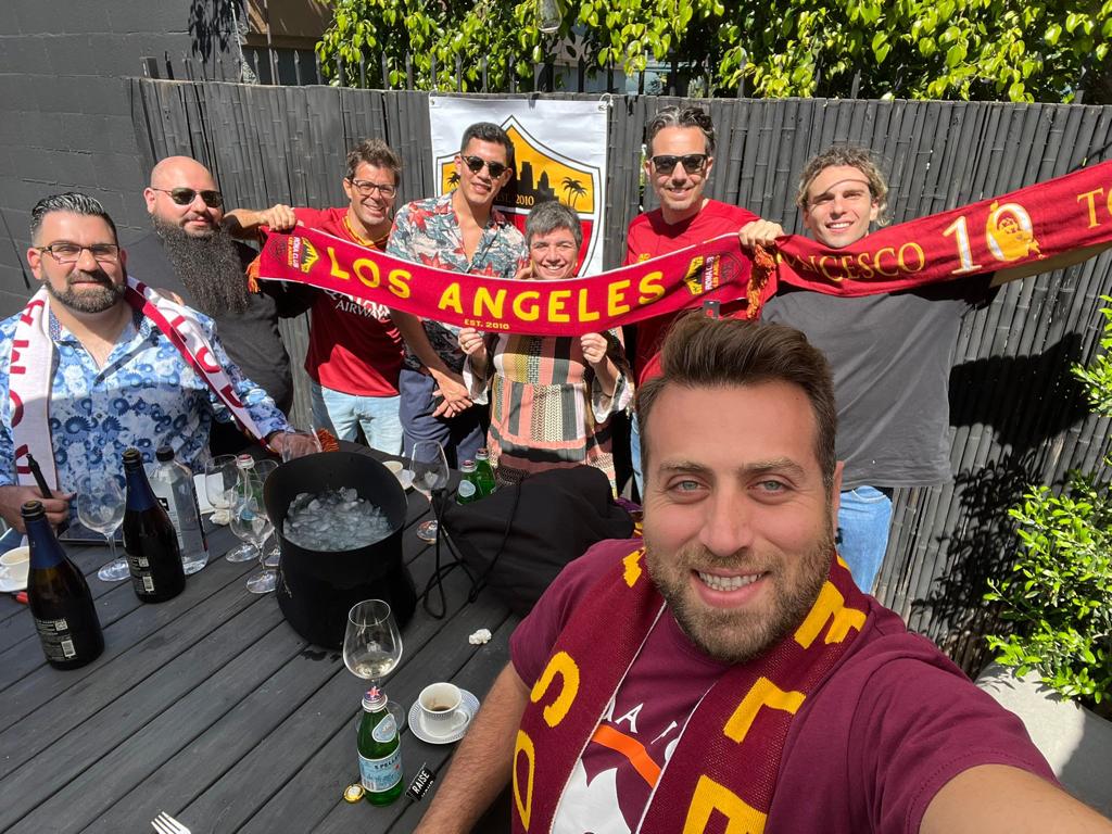 Some of the members from Roma Club Los Angeles